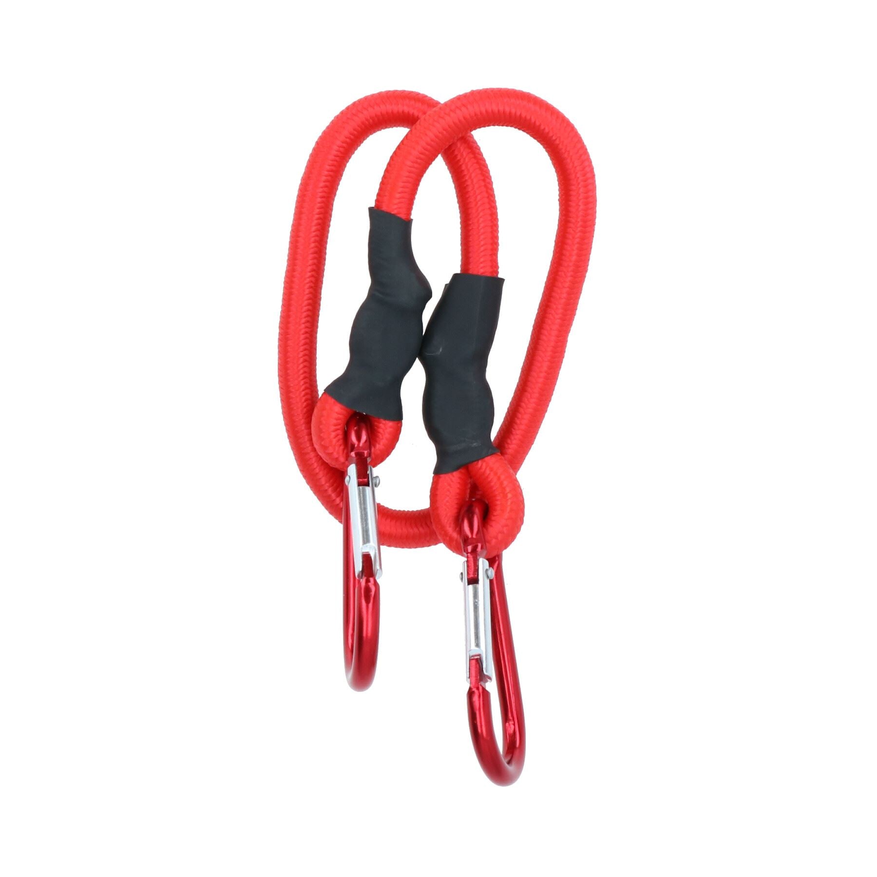 24” 60cm Bungee Rope with Carabiner Clips Cords Elastic Tie Down Fasteners