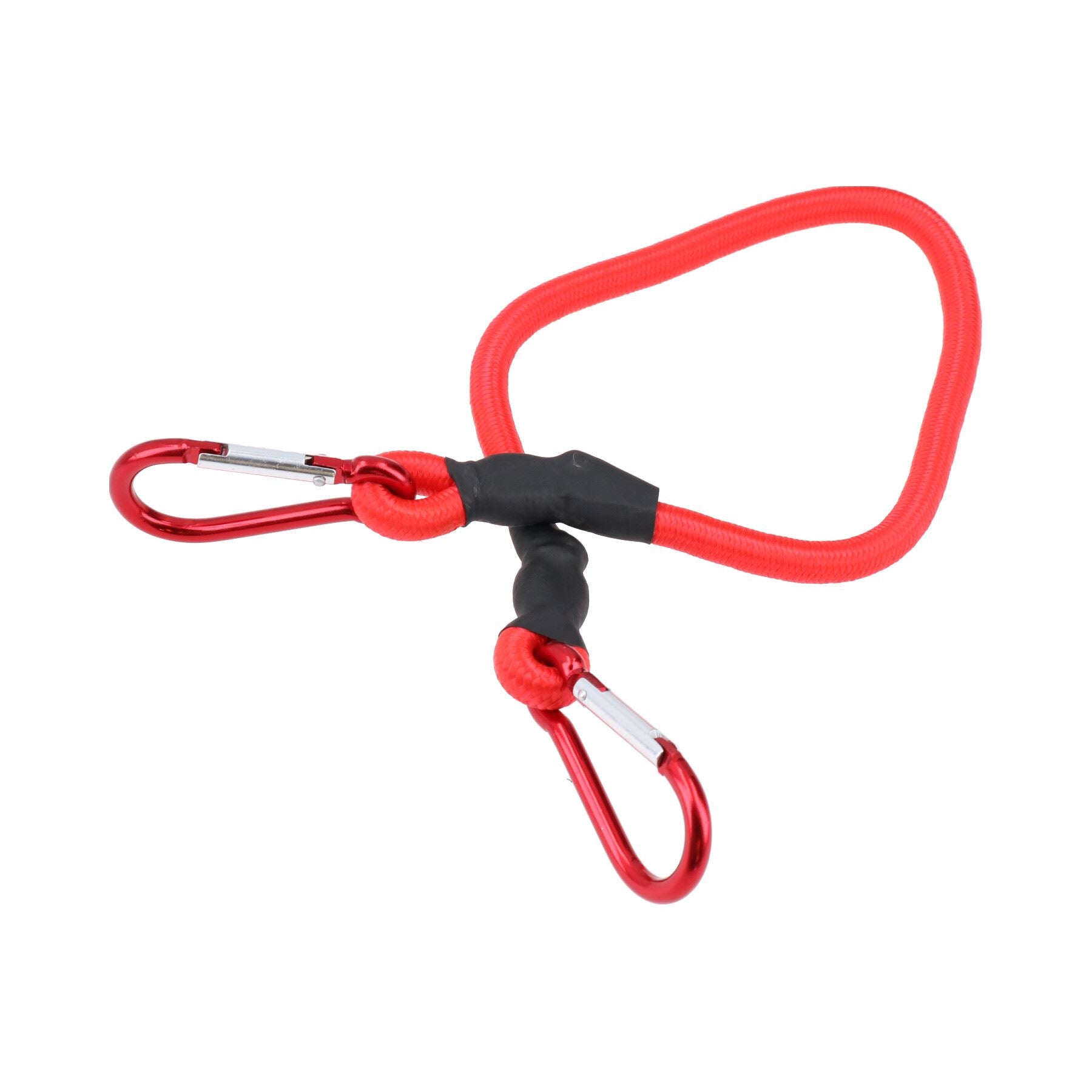 24” 60cm Bungee Rope with Carabiner Clips Cords Elastic Tie Down Fasteners