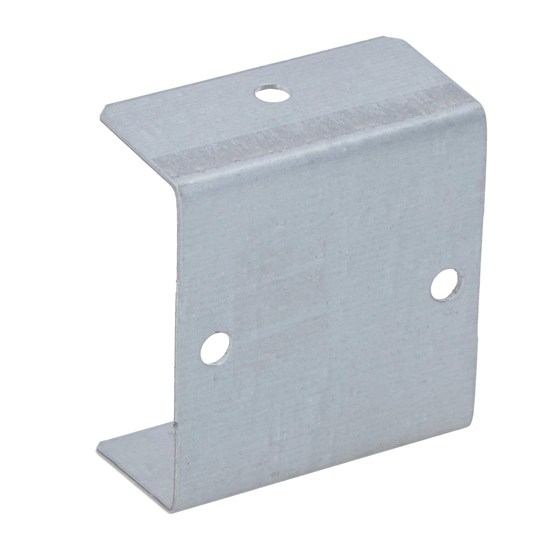 Fence Panel Clip 44mm or 50mm Galvanised Steel Bracket Holder Trellis Post Support