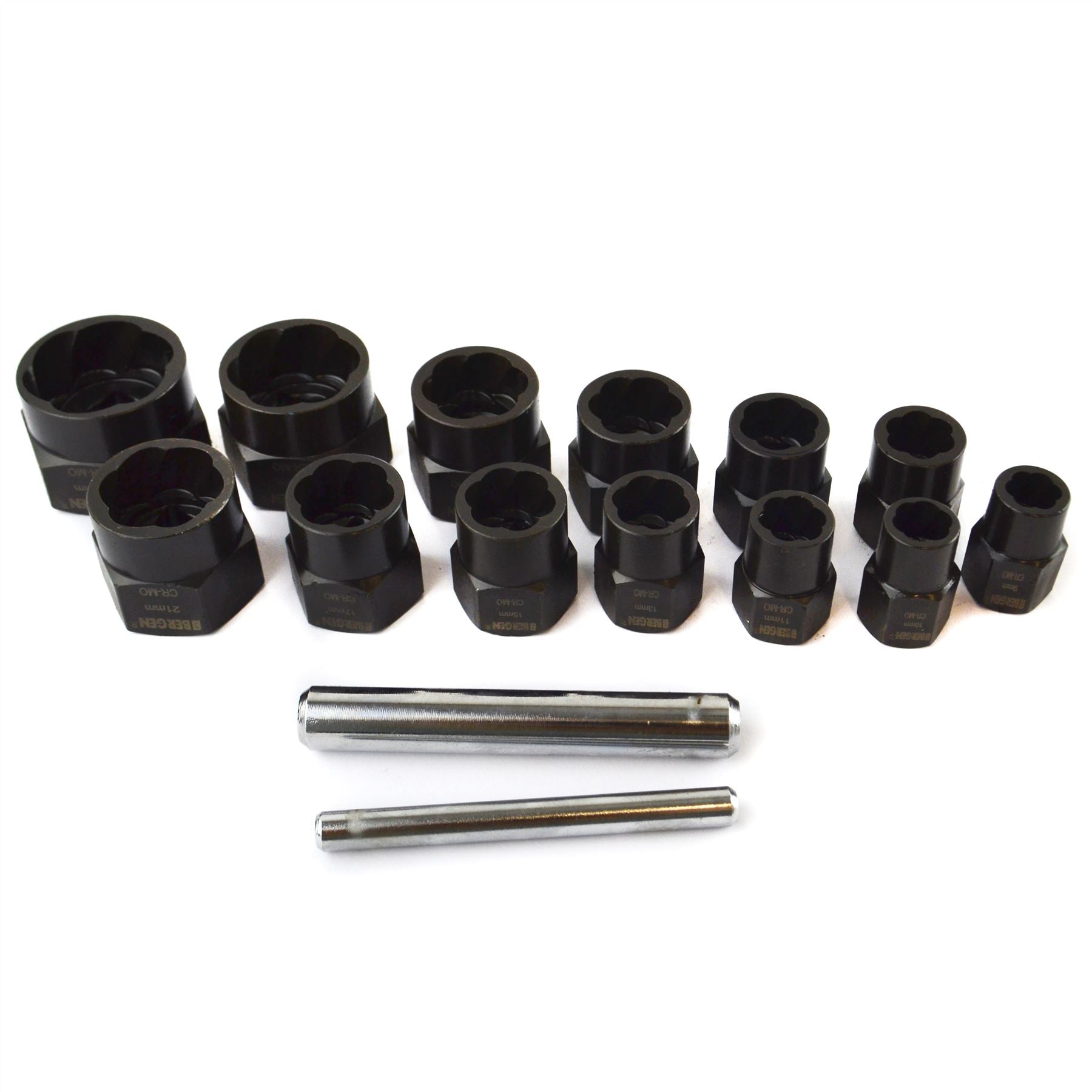 15 stück 3/8 "1/2" Dr Bolzen Mutter Twist Buchse Rad Kontermutter Entferner Extractor 9-27mm