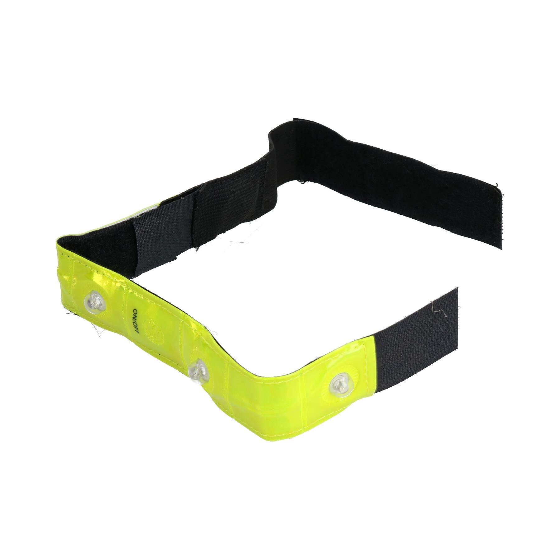 Helles Armband mit 4 roten LED-Leuchten, reflektierender Knöchelriemen für Pendlerfahrräder