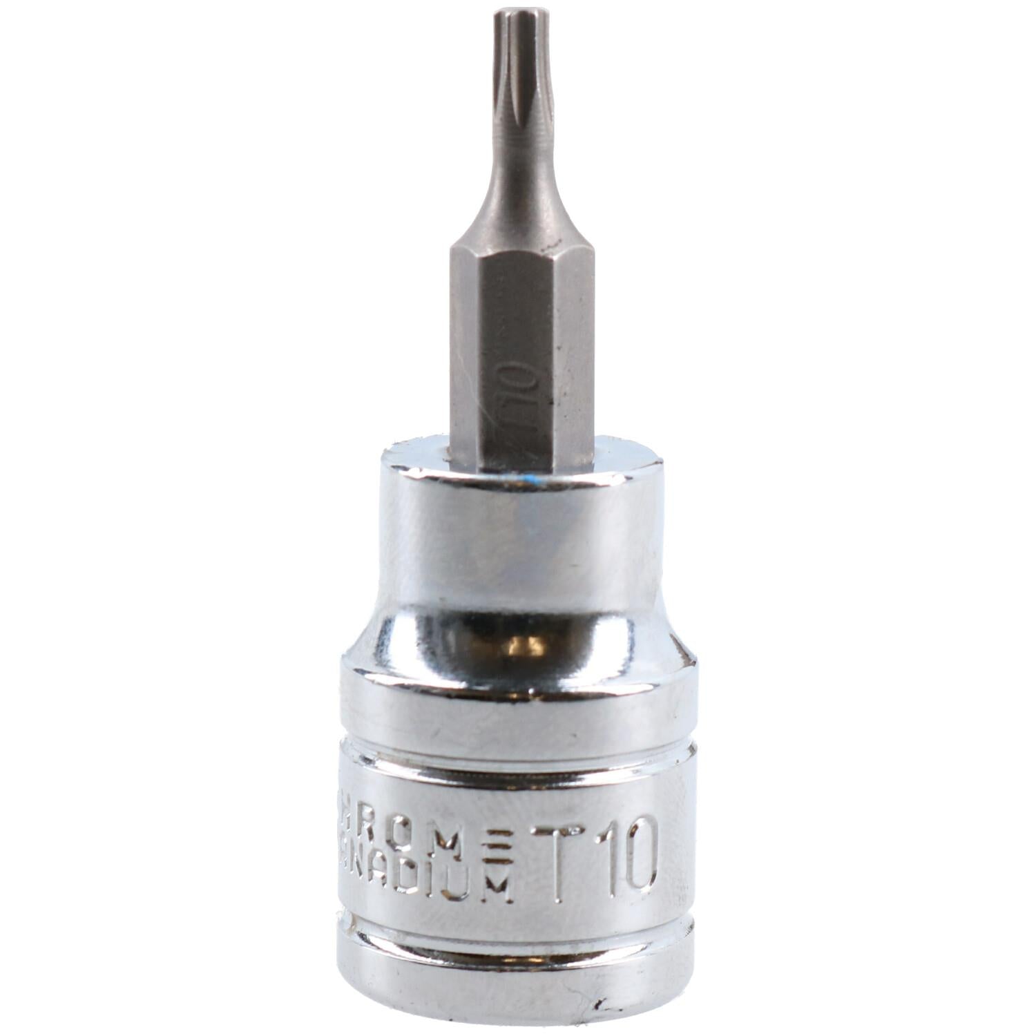 T10 Außen-Torx-Bit Stern-Stecknuss 3/8 Zoll Antrieb Standard Innen Chrom-Vanadium-Stahl