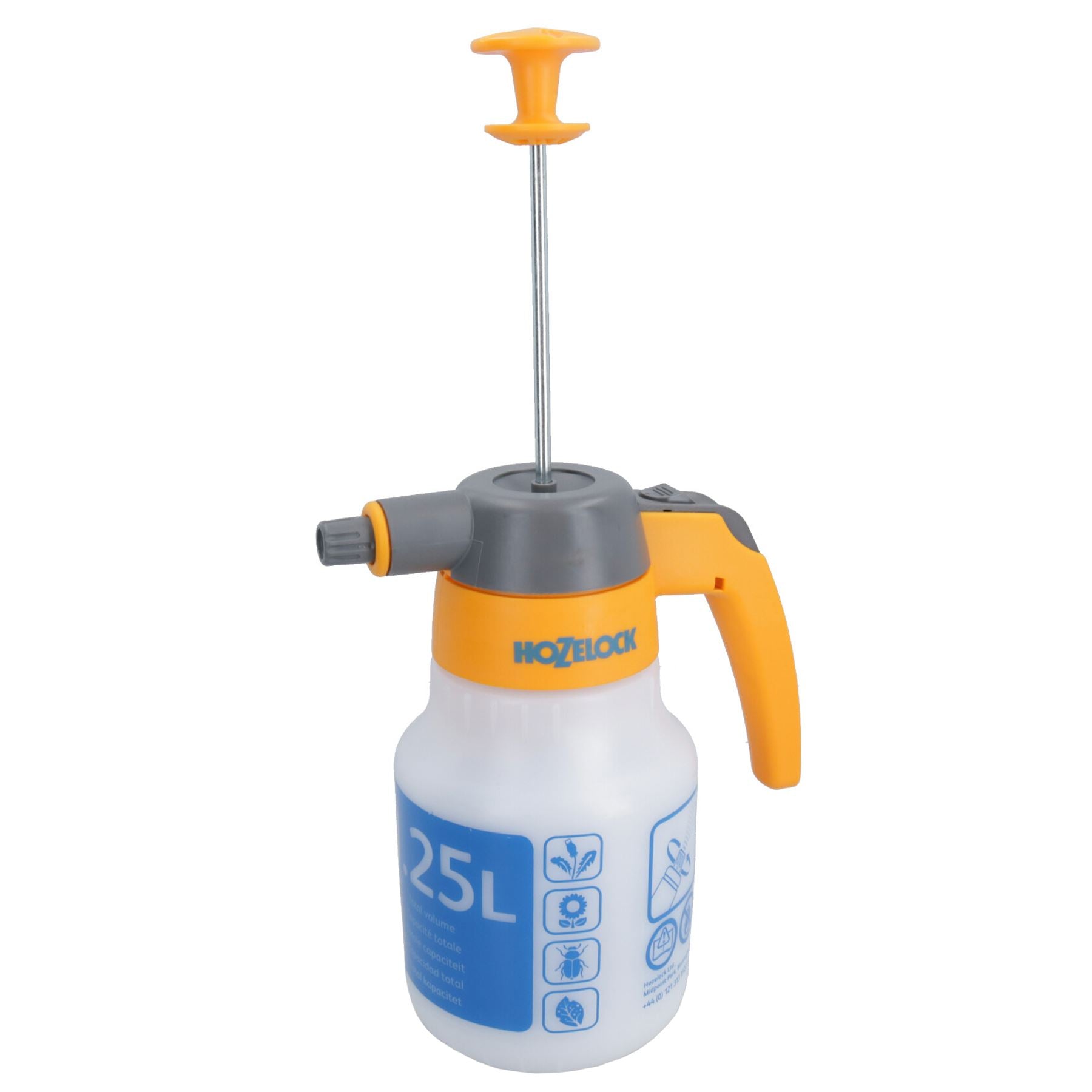 Hozelock Drucksprüher 5L & 1,25L Sprühnebel für Innenbereich, Garten, Gewächshaus, Pflanze