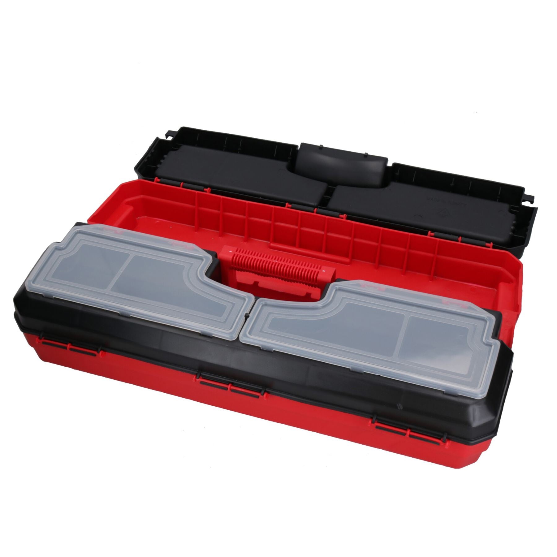 24" großer Maestro Werkzeugkasten Tragetasche Aufbewahrungsbox mit Griff + Fächern