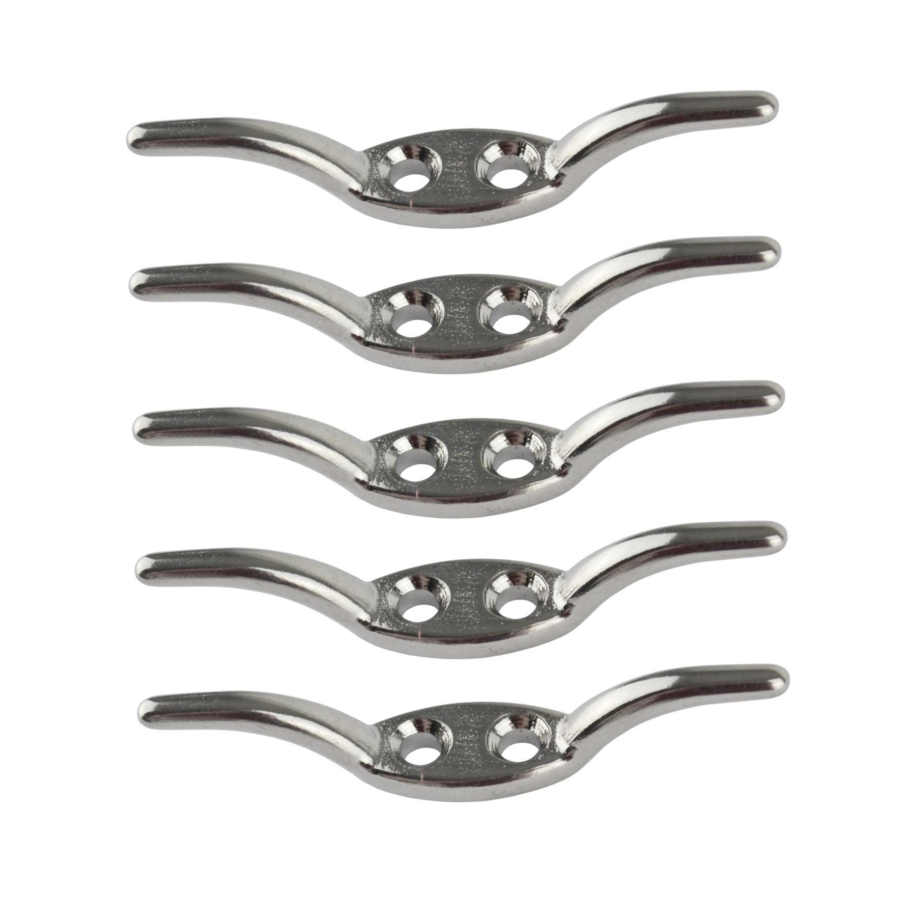 Seilklampe 2-1/2" Edelstahl Marine Grade 5 PACK 316 Bootswäscheleine DK77