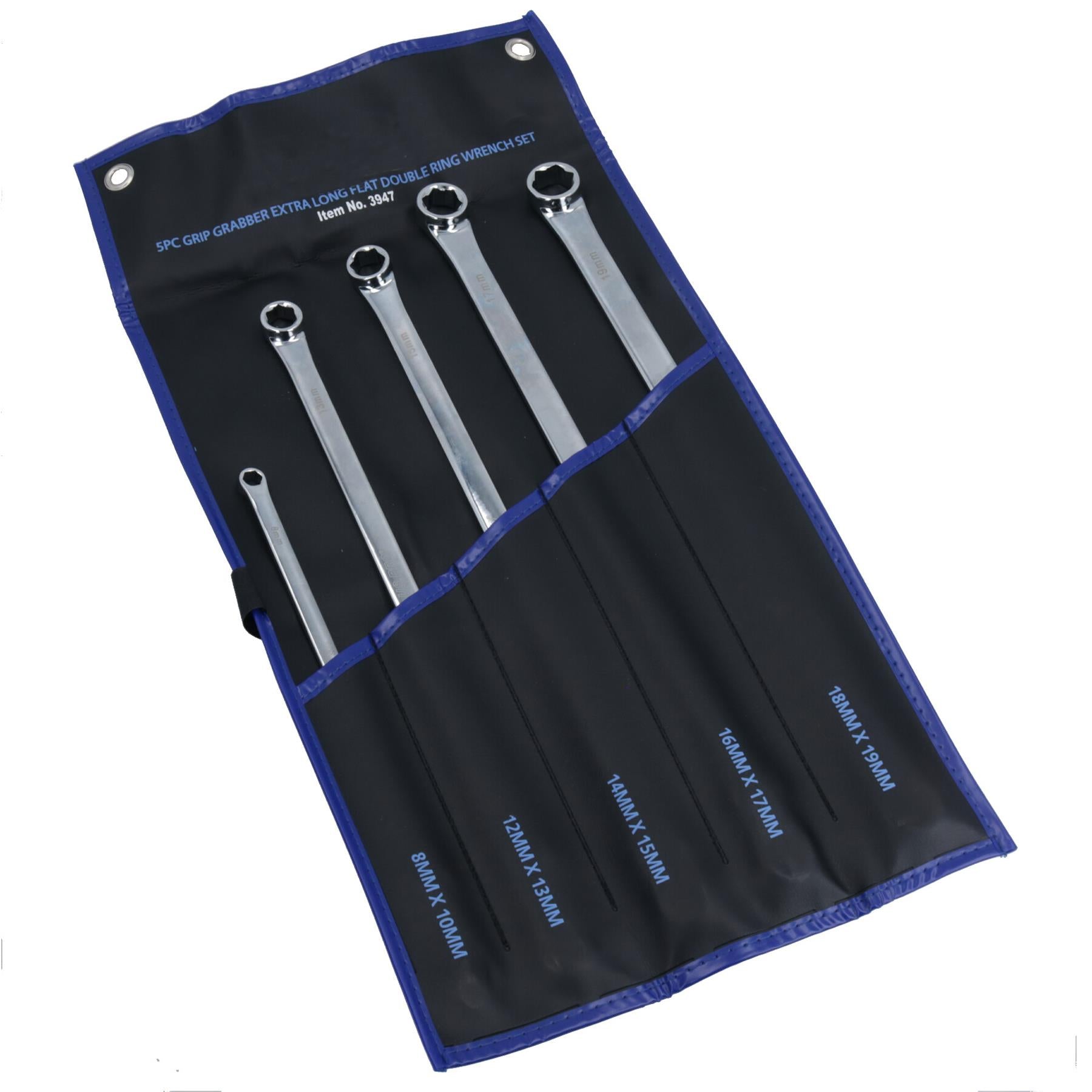 Metrischer, extra langer Luftfahrt-Maulschlüssel mit Doppelende, 8 – 19 mm
