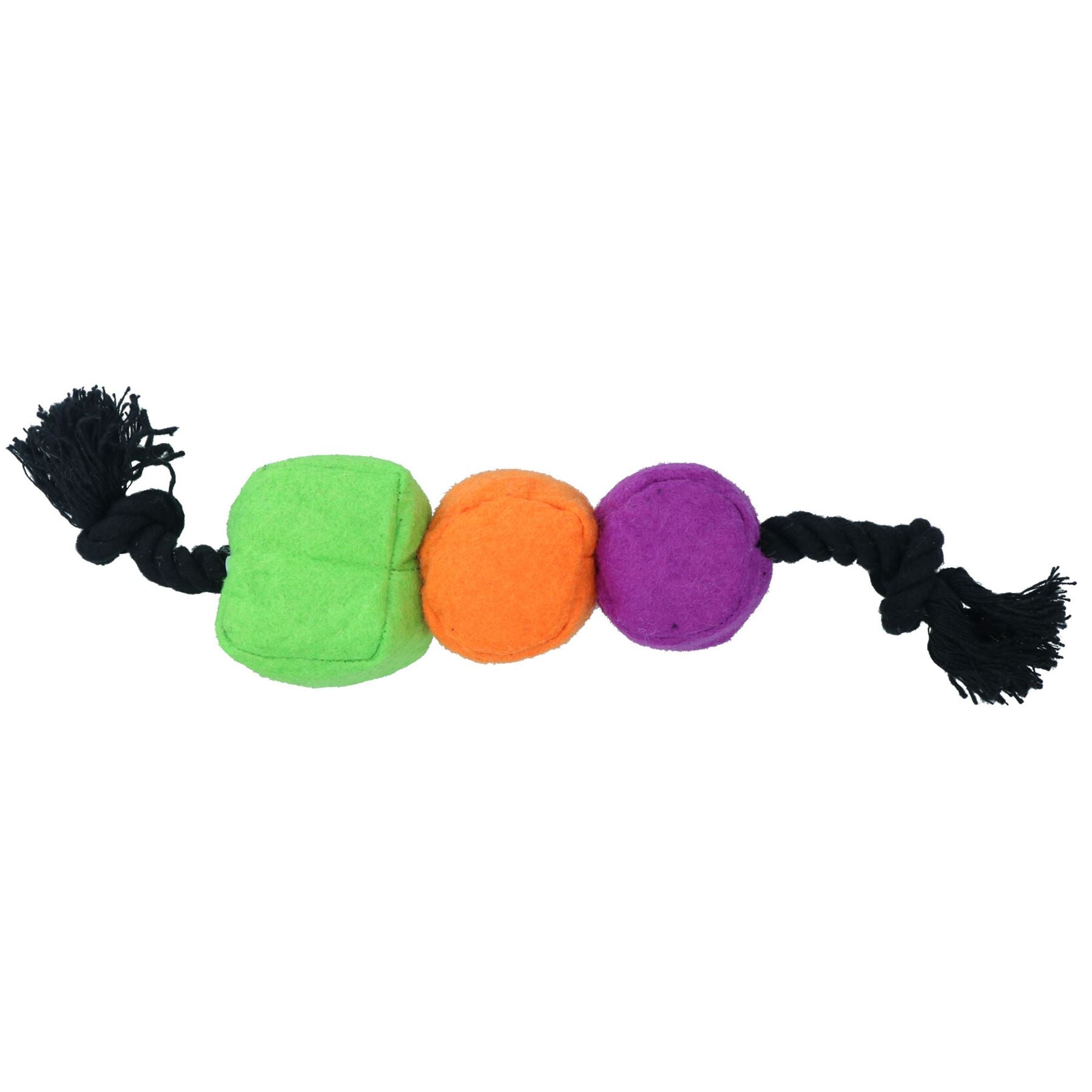 Jouet en peluche pour chien et chiot, petit cadeau d'Halloween, jouet couineur en corde, confortable