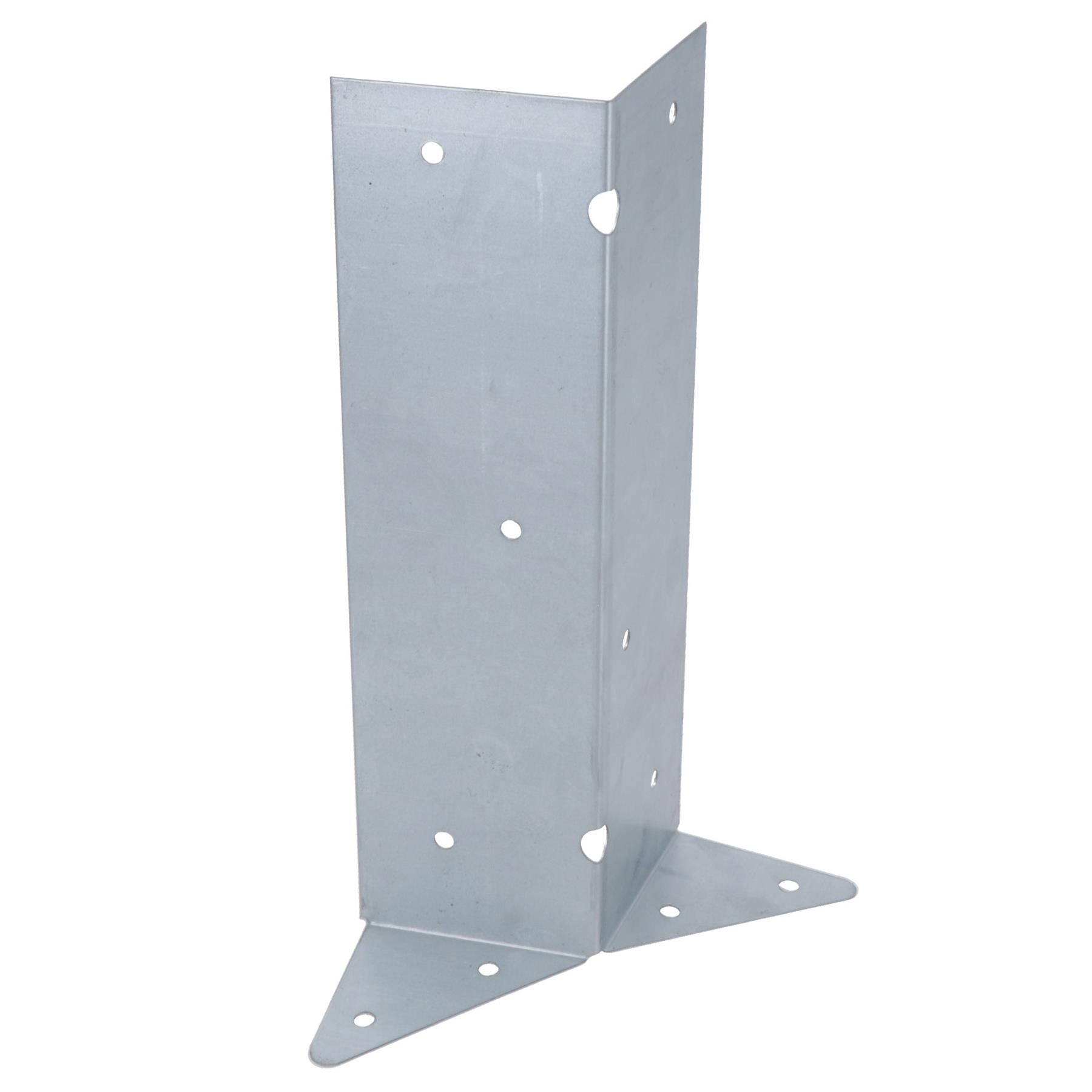 Arris Rail Bracket Fence Post Support Galvanised 100mm, 225mm or 300mm