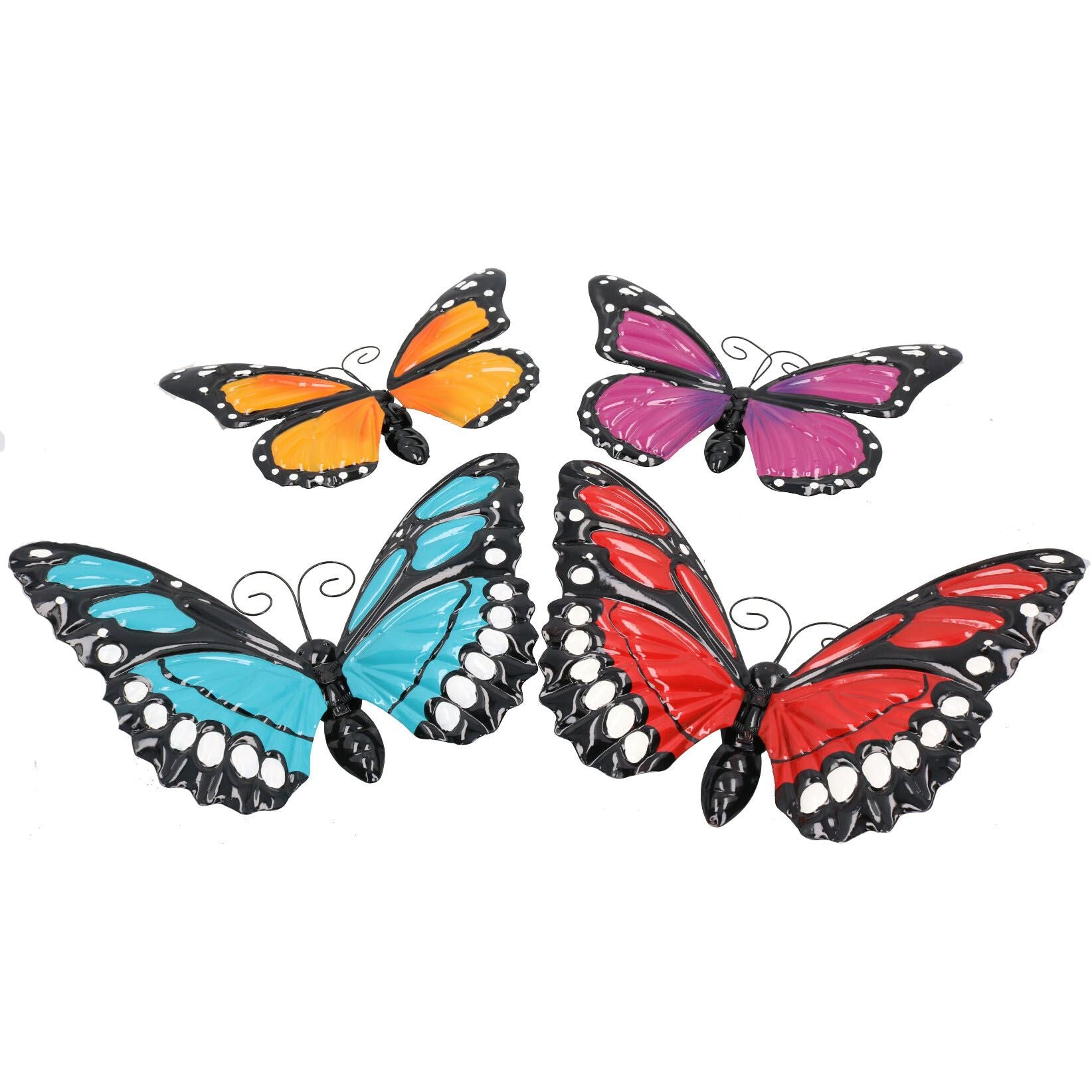 Large Metal 3D Butterfly Garden/Home Wall Art 8cm x 24cm x 36cm