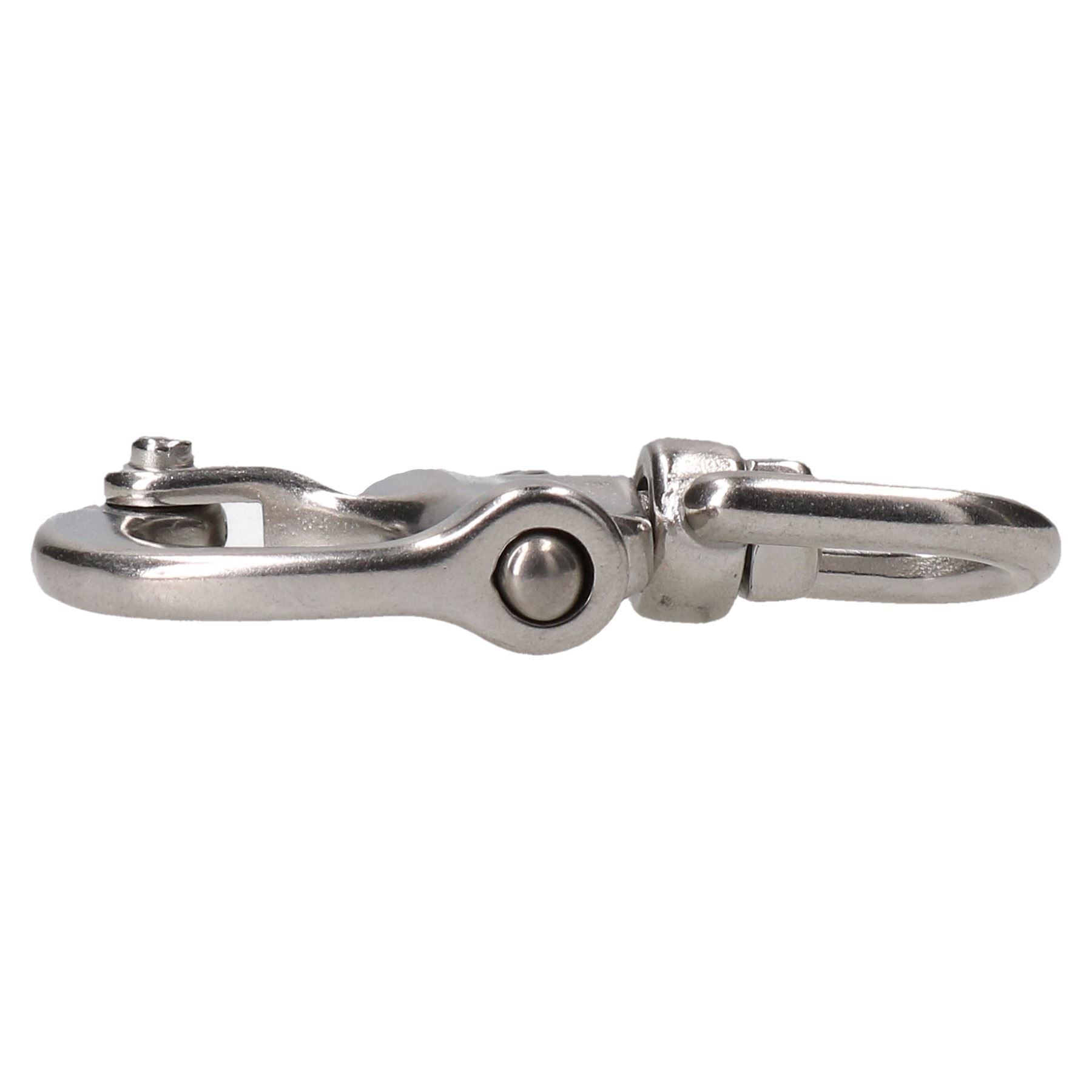 Snap Shackle with Swivel Marine Grade 70mm Stainless Steel Rigging Carabiner