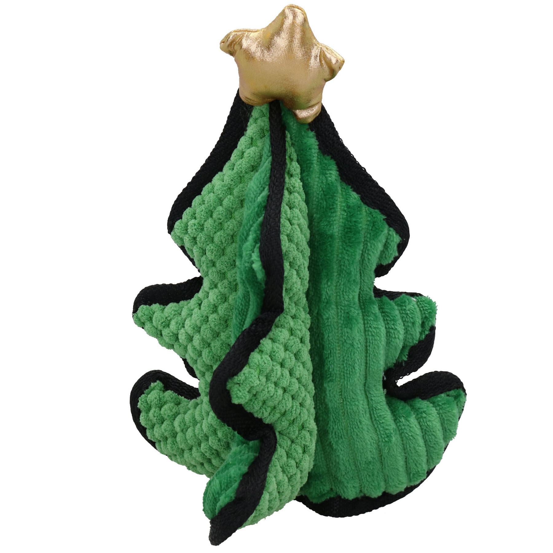Cadeau de Noël pour chien Arbre de forêt magique Jouet en tissu résistant Cadeau de Noël pour chien