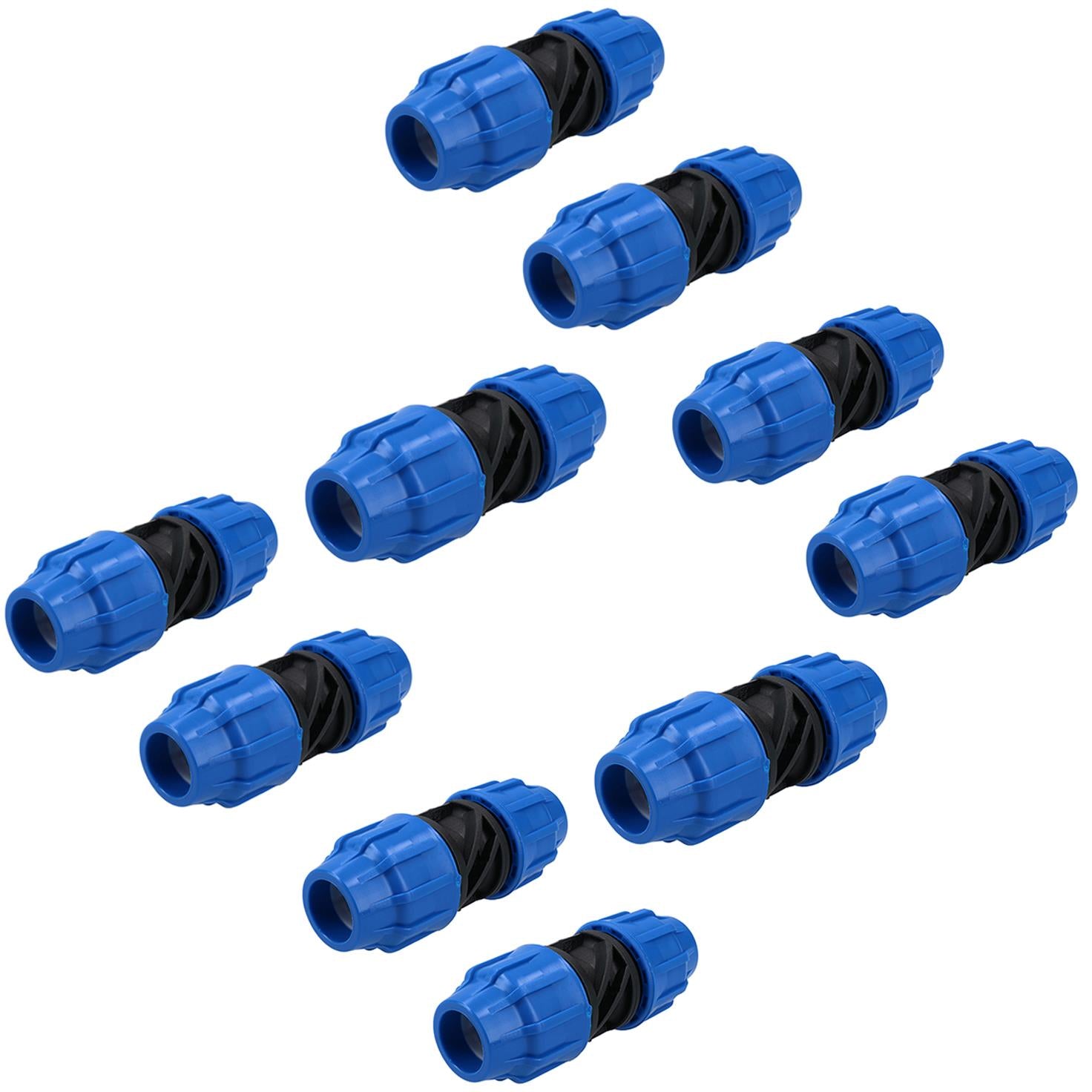 Raccord de compression pour tuyau droit MDPE 25 mm x 25 mm