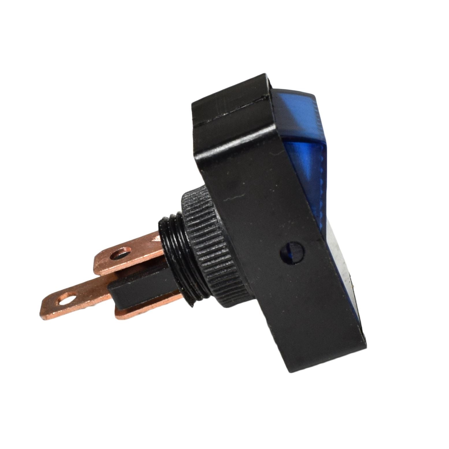 Blue Rocker Switch Illuminated ABS Plastic 12V 16 Amp On / Off Car Dashboard