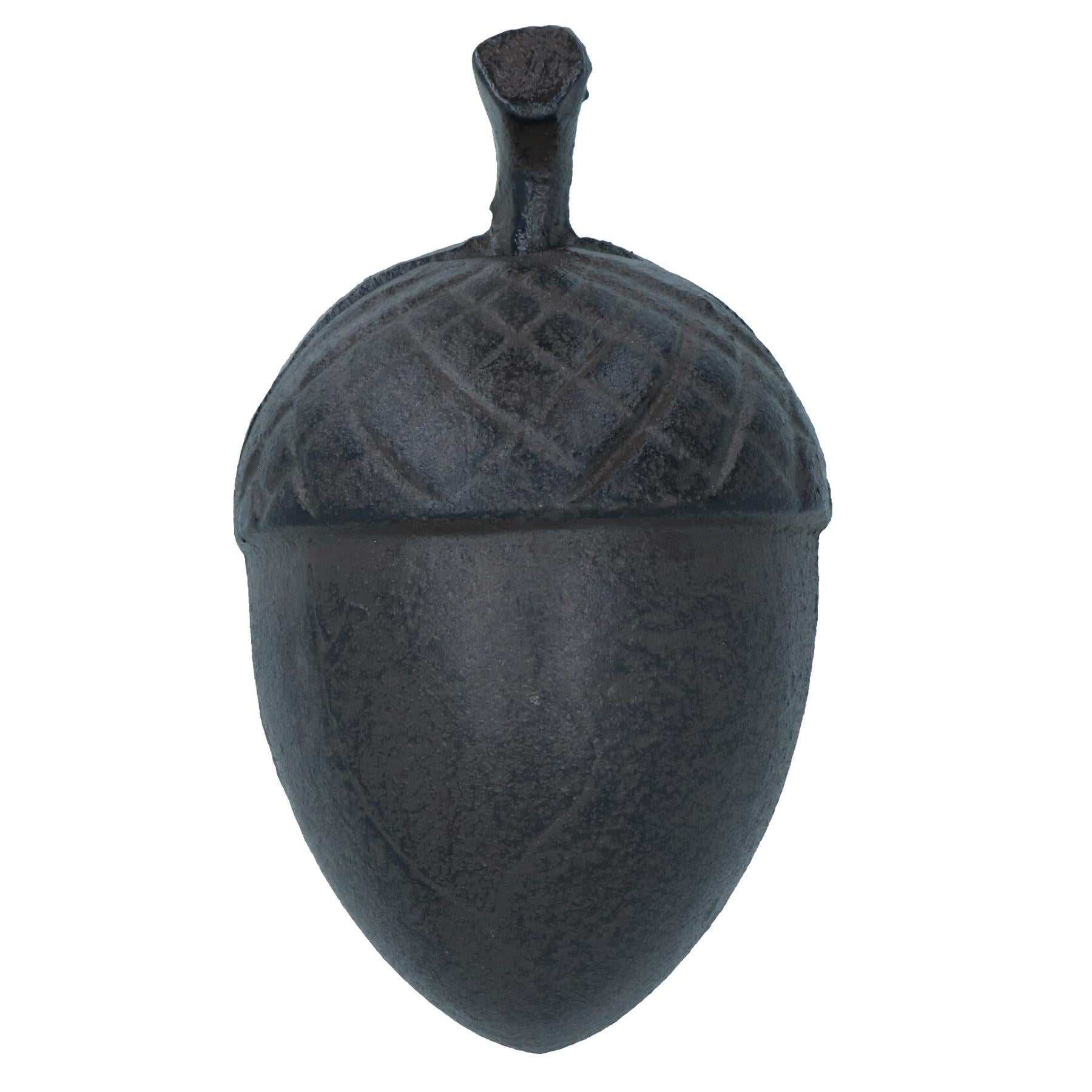 Acorn Key Holder Box Cast Iron Garden Yard Storage Box Hidden House Home