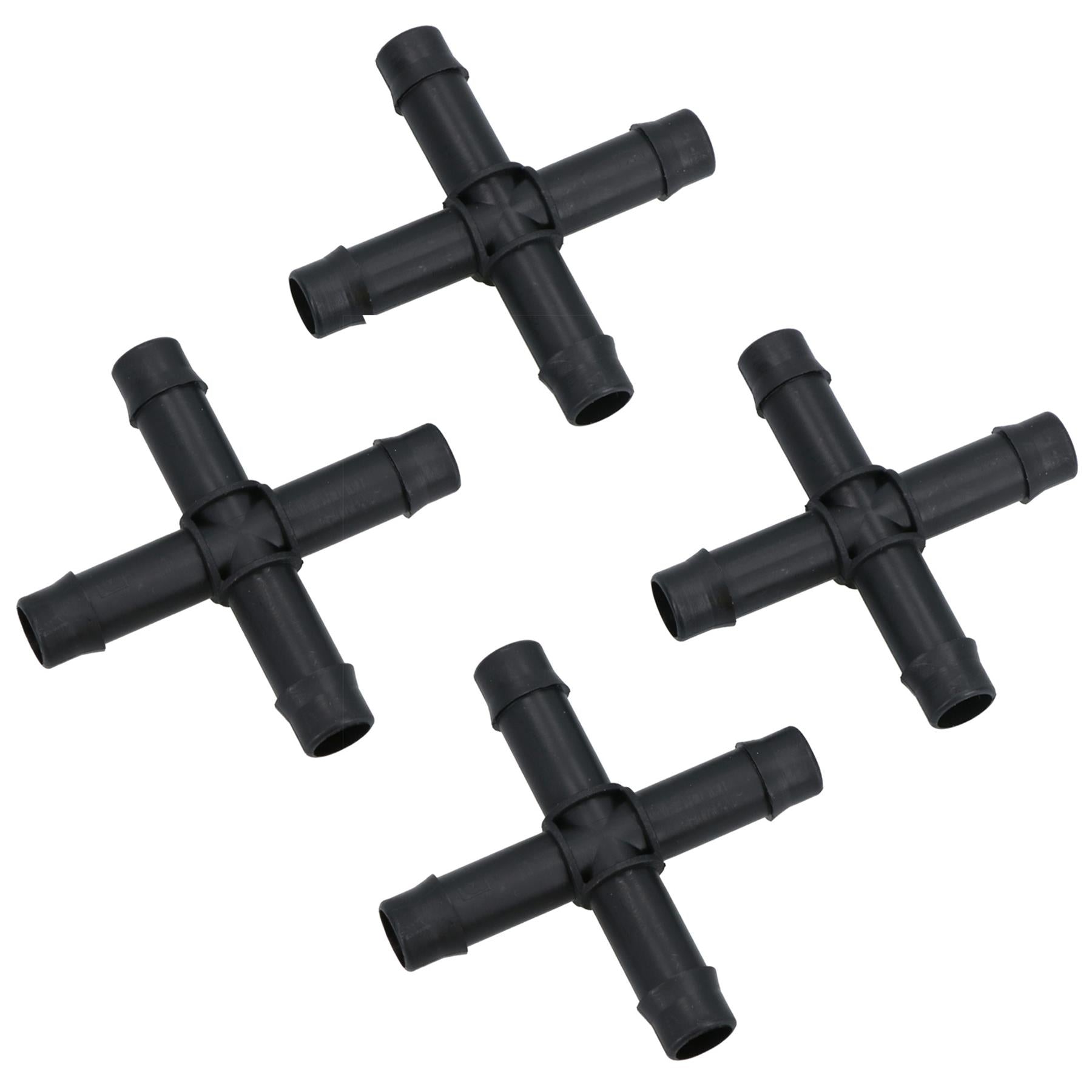 Hozelock Cross Connectors Pipe Joiners For 13mm Pipe Garden Micro Irrigation