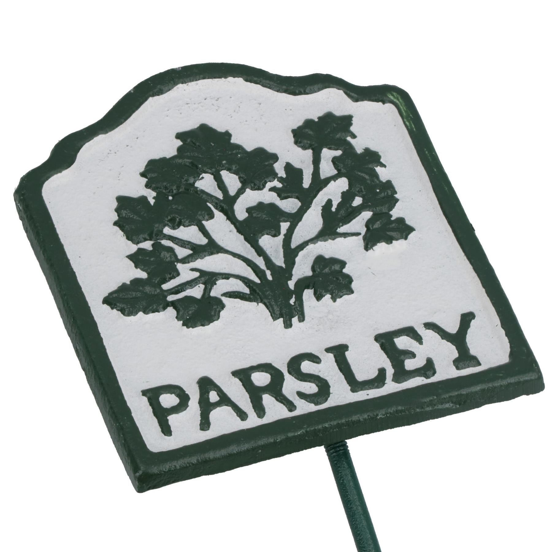 Herb Signs Markers Labels Cast Iron Plant Plaque Garden Yard Allotment