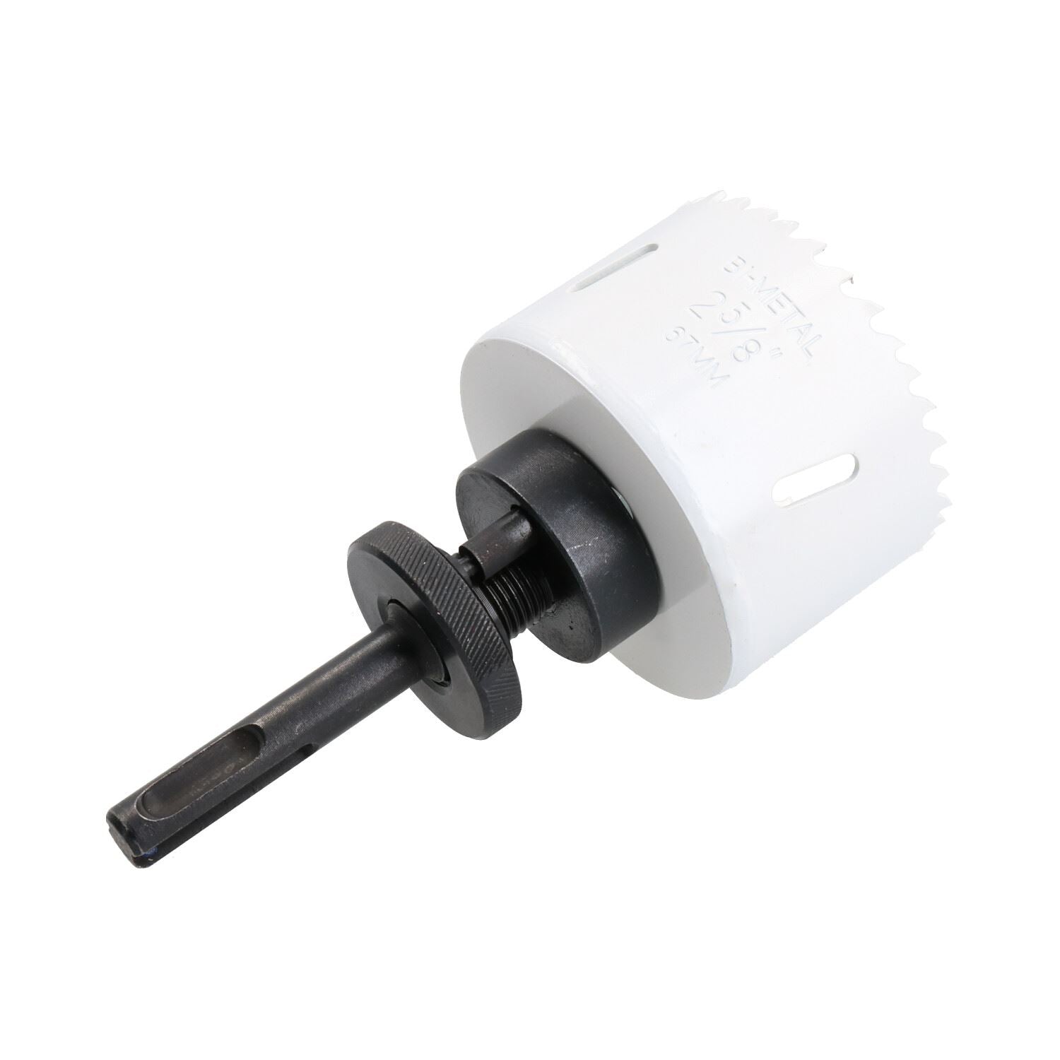 SDS-Plus-Dorndornaufsatz, komplett mit HSS-Lochsäge, 32 mm – 152 mm