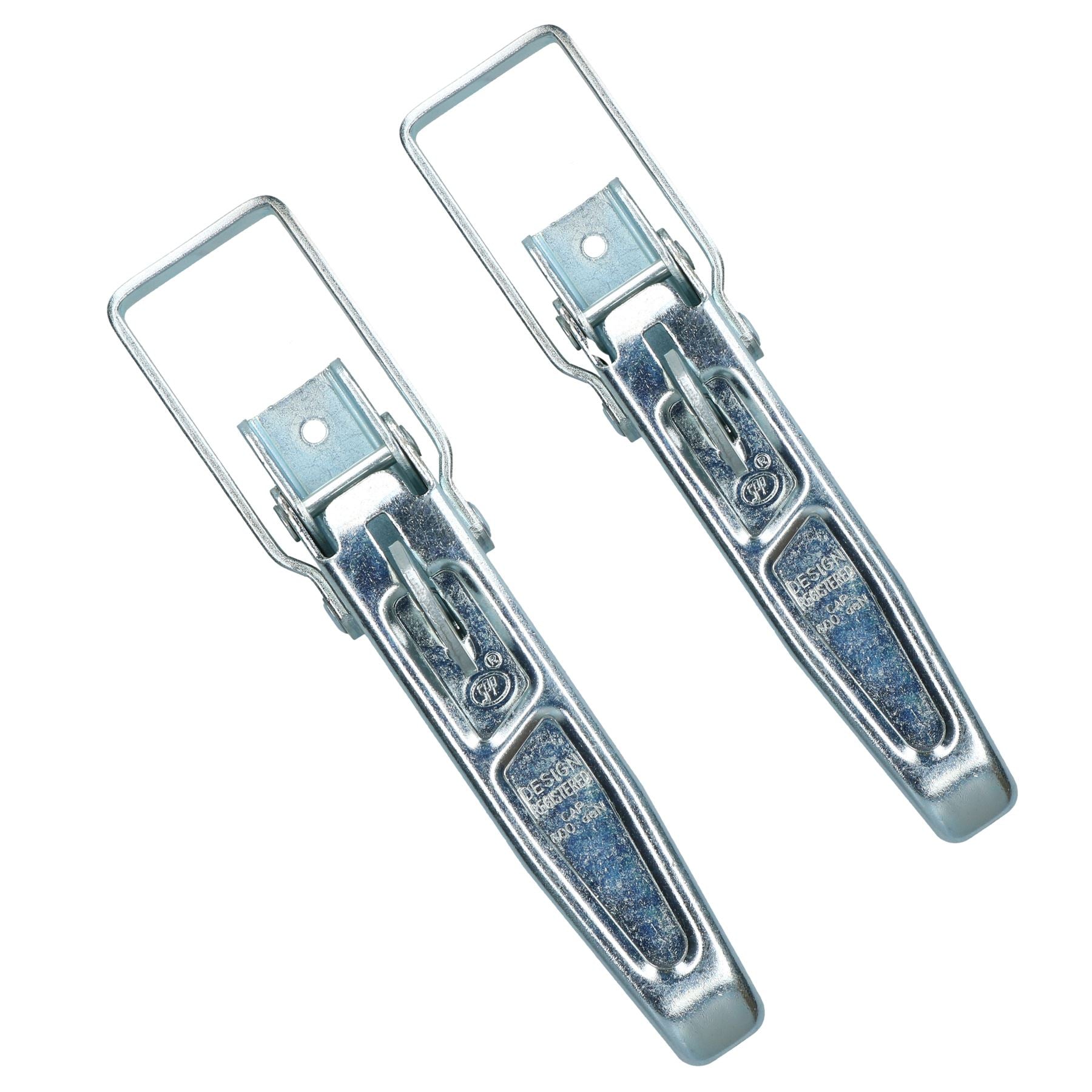 Über-Mitte-Verschluss-Knebelklemme, groß, 21 cm, abschließbar, 700 kg Tragkraft, 2er-Pack