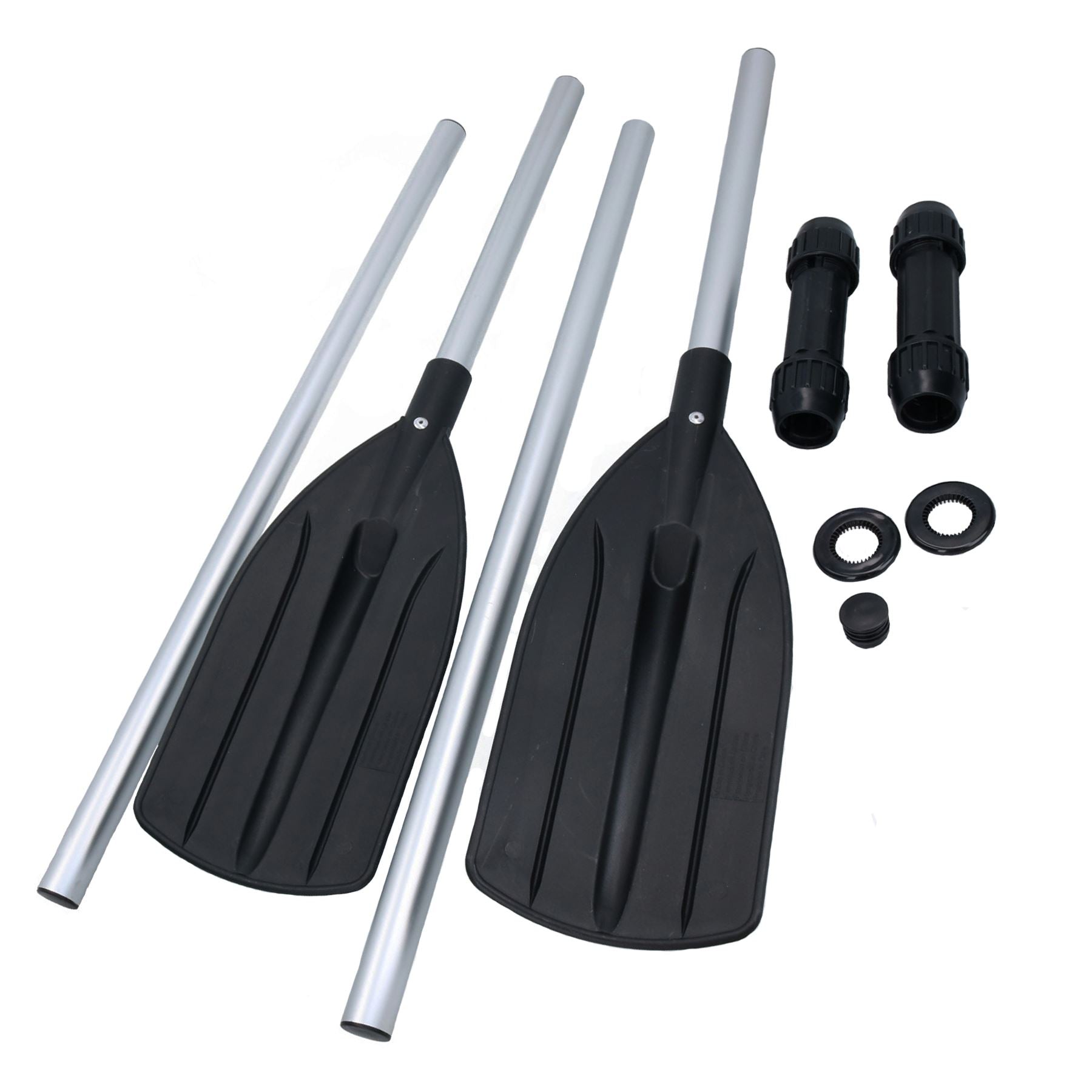 Lightweight Aluminium Oars Paddle Set Boat Tender Kayak Canoe Folding