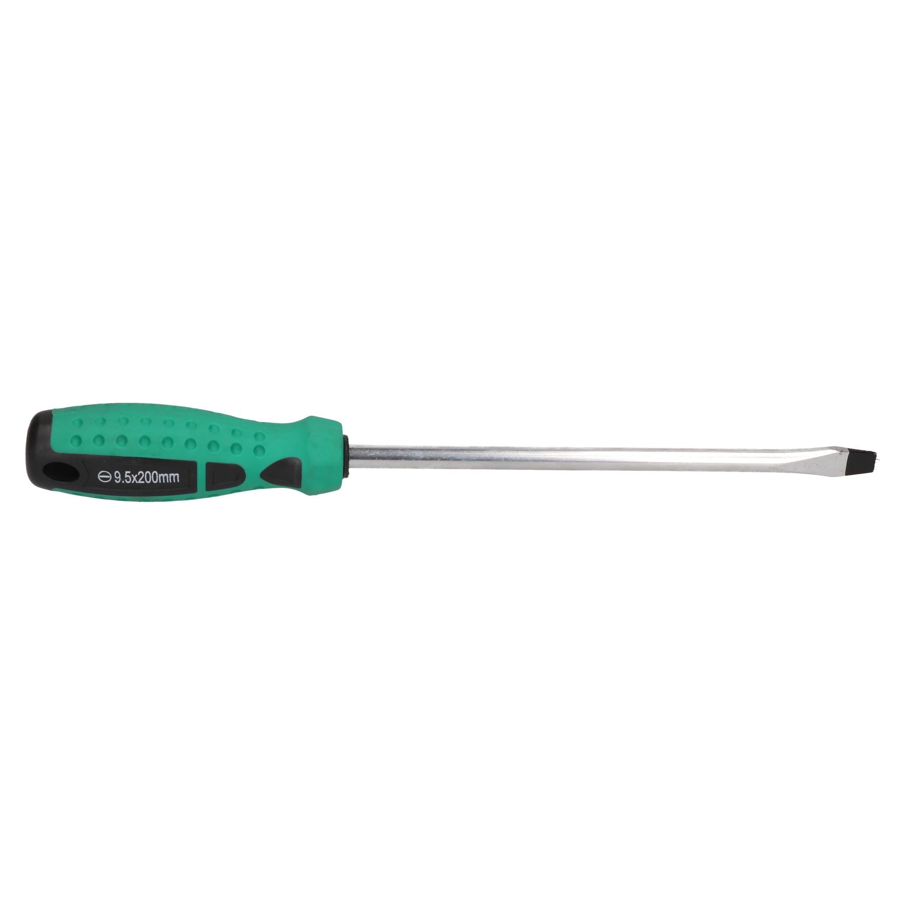 Tournevis à tête plate avec embout magnétique et manche en caoutchouc 3 mm – 9,5 mm