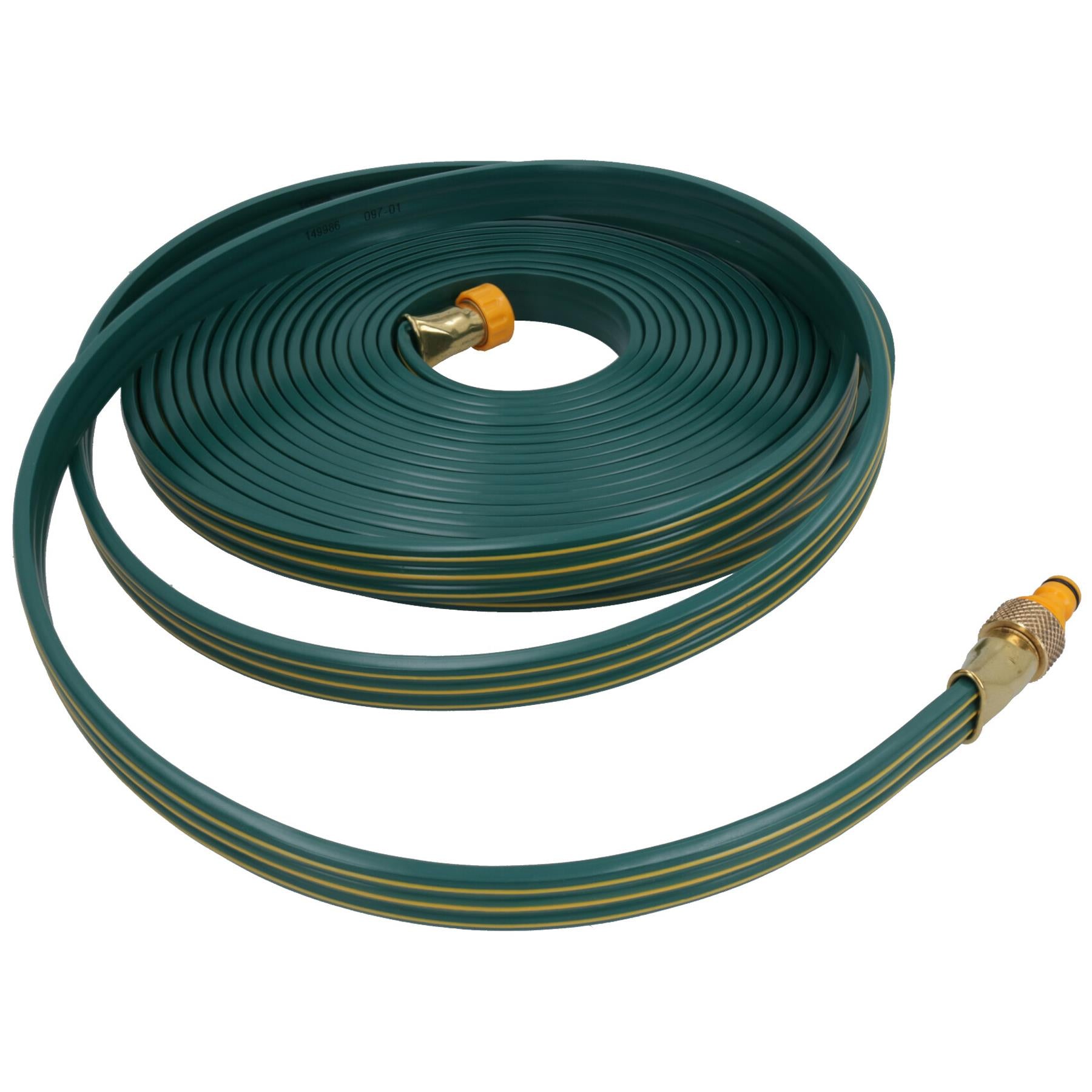 2 in 1 Garten Sprinkler Soaker Flachschlauch Rohr Bewässerung 15 Meter Hozelock