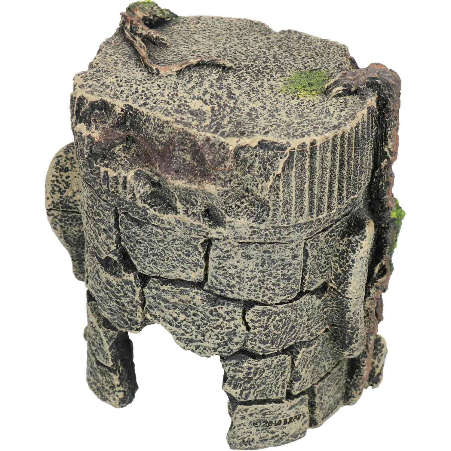 Aquatic Aquarium Antiker Tunnel & Steinkopf-Ruine Fischtank-Ornament-Paket