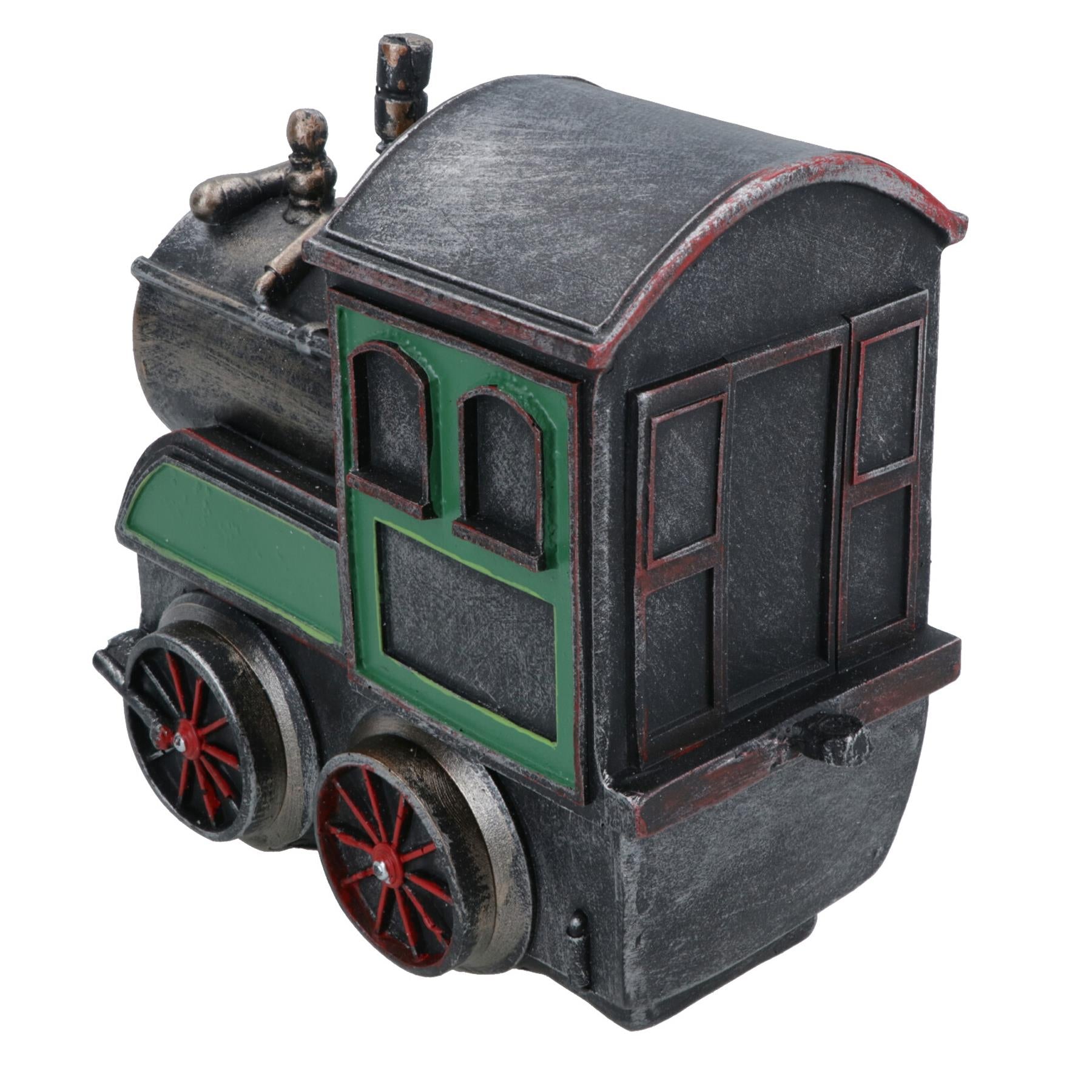 Train Bookends Ornament Cast Iron Book Ends Stand Holder Railway Locomotive