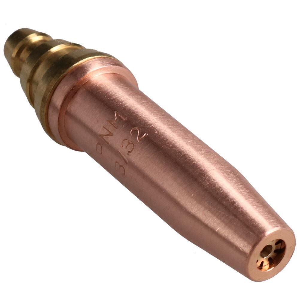 PNM Oxy Propane Gas Cutting Nozzle Tip Standard length 3/32" 90-150mm 5pk