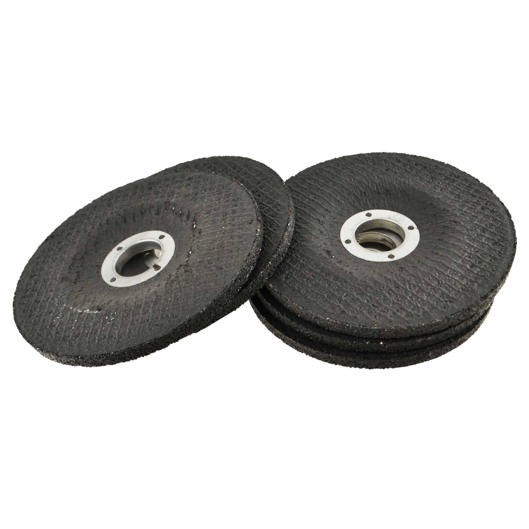 5-teiliges Winkelschleifer-Scheibenset für Metall, 115 mm (4-1/2 Zoll), gekröpfte Mitte, TE786