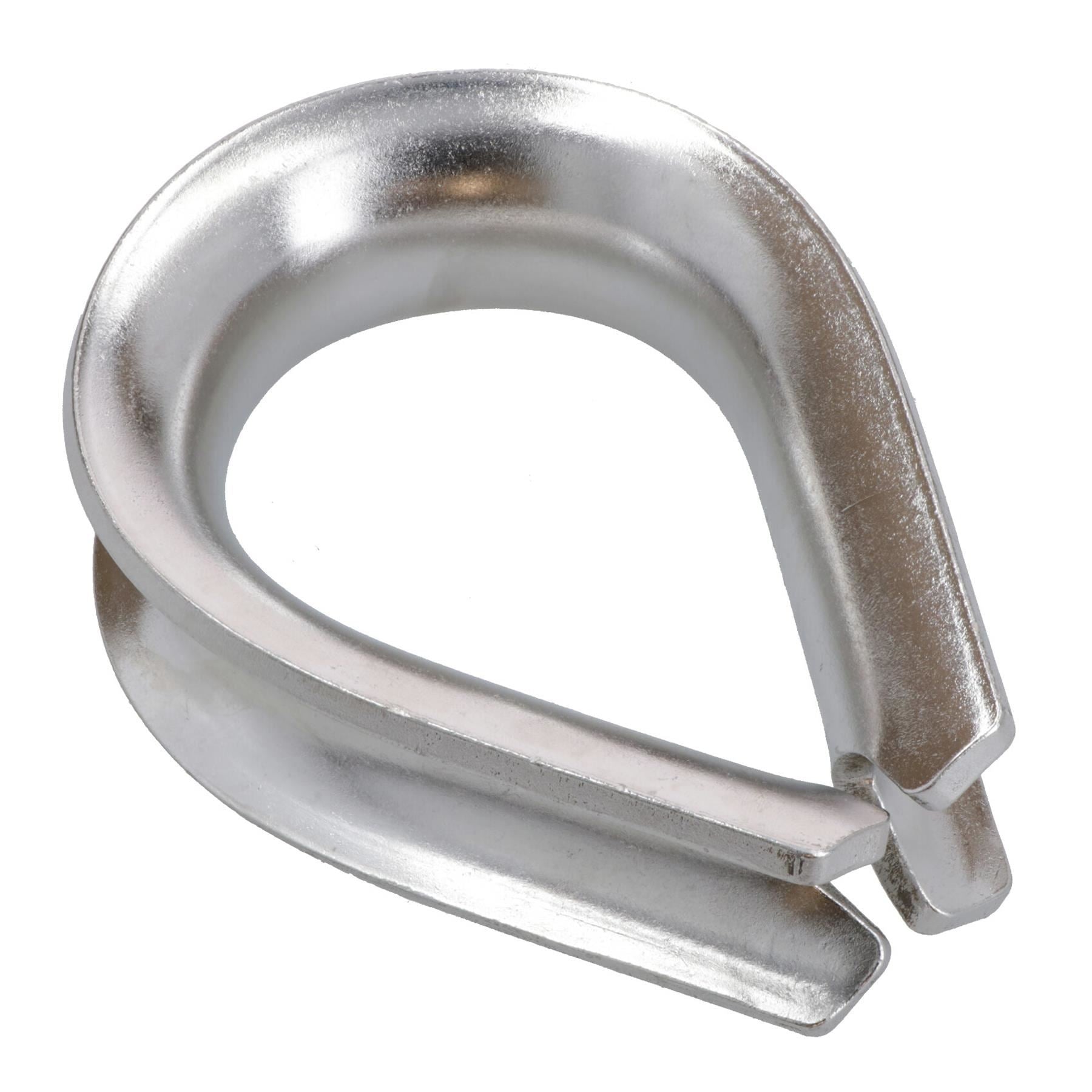 Rope Splice Thimble for 10mm Rope & Wire Spliced Boat Thimbles 316 Marine A4