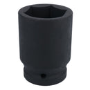 1" Drive Double Deep MM Impact Impacted Socket 6 Sided Single Hex