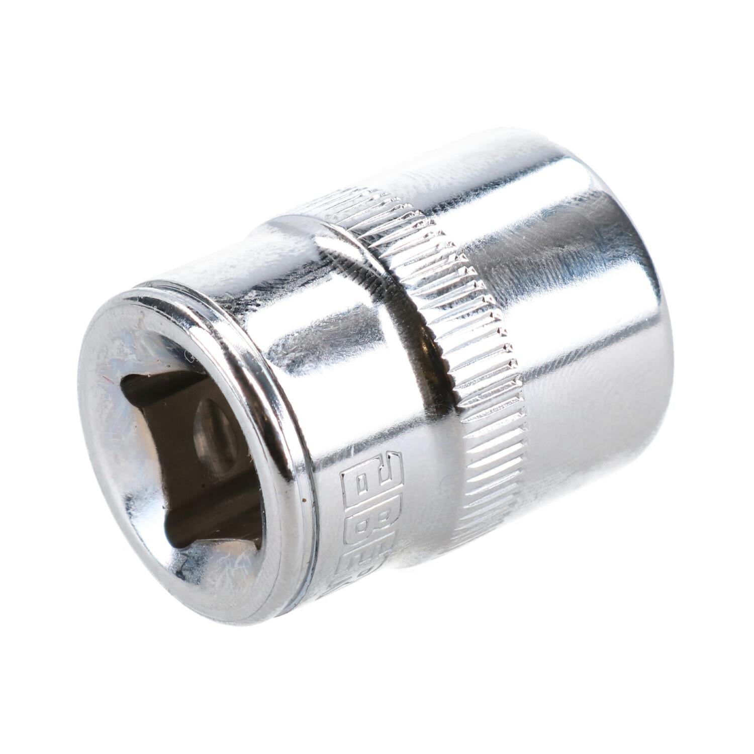 5/8" Imperial 6 Point 3/8" Drive Shallow Socket SAE AF Chrome Vanadium Steel