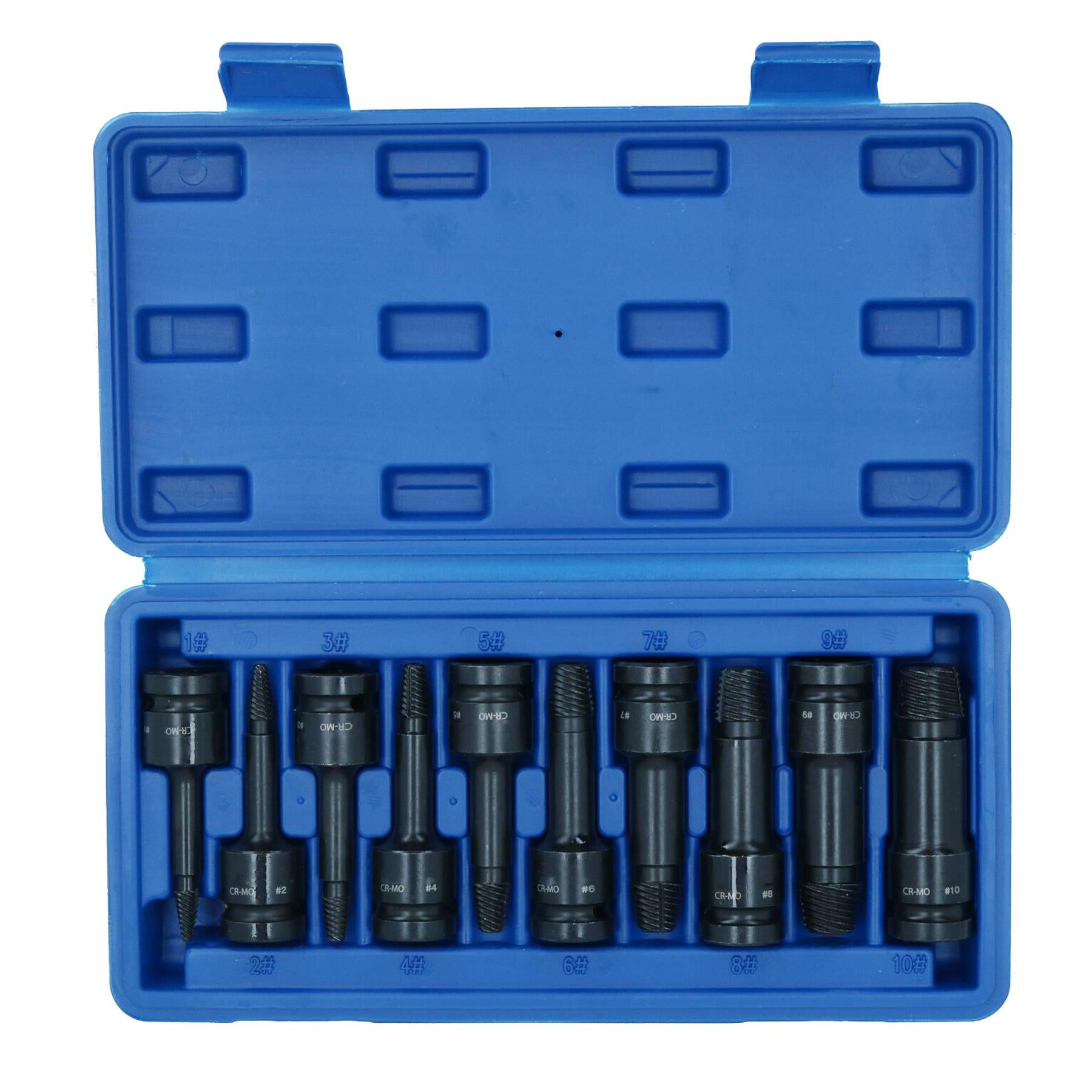1/2-Zoll-Antrieb, Schlagschrauber-Entfernungssatz mit tiefer Spiralnut, 3–22 mm