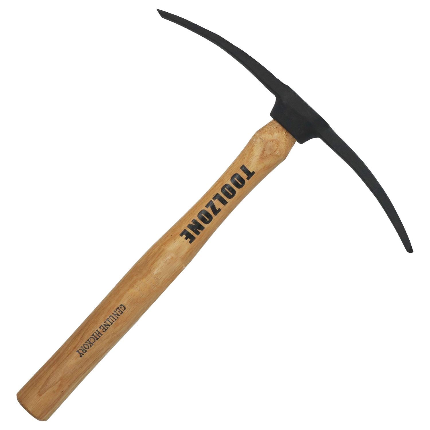 Maurerhammer, Hickory-Stiel, doppelseitig, 400 g, Pickel, Steinmetz, Mauerwerk
