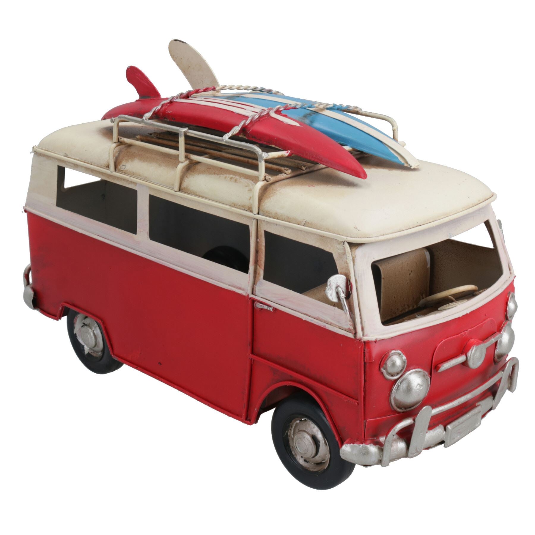 Qualität Retro Metall Vintage Camper Van Metall Modell Replik Ornament Geschenk