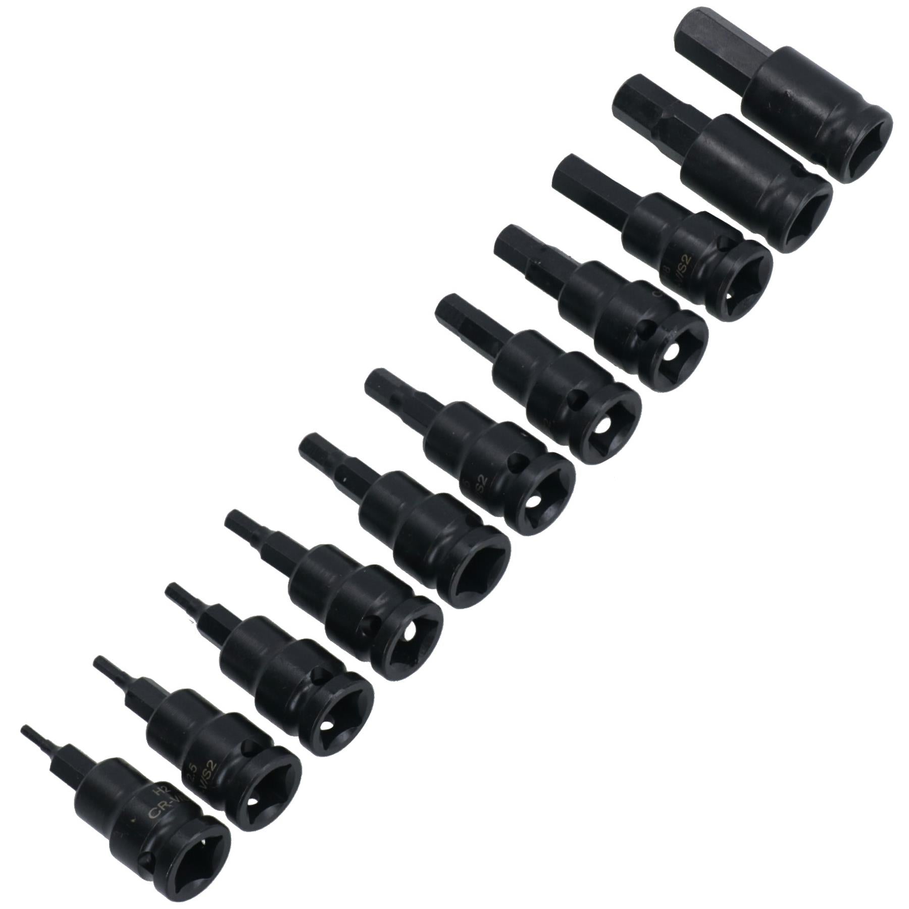 Jeu de 31 embouts à impact à six pans creux Allen Torx Star + Spline Drive 3/8 po