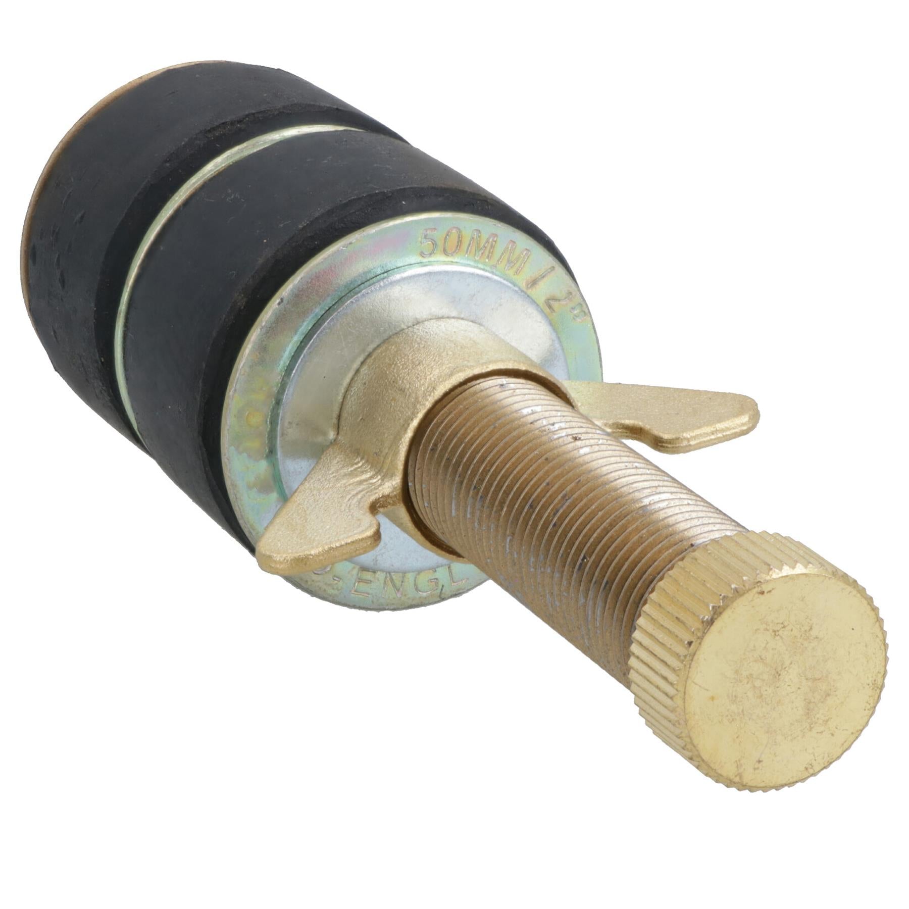 Double Steel Drain Test Pipe Bung Plug 1.5" - 6" (40-150mm) Plumbing Tube