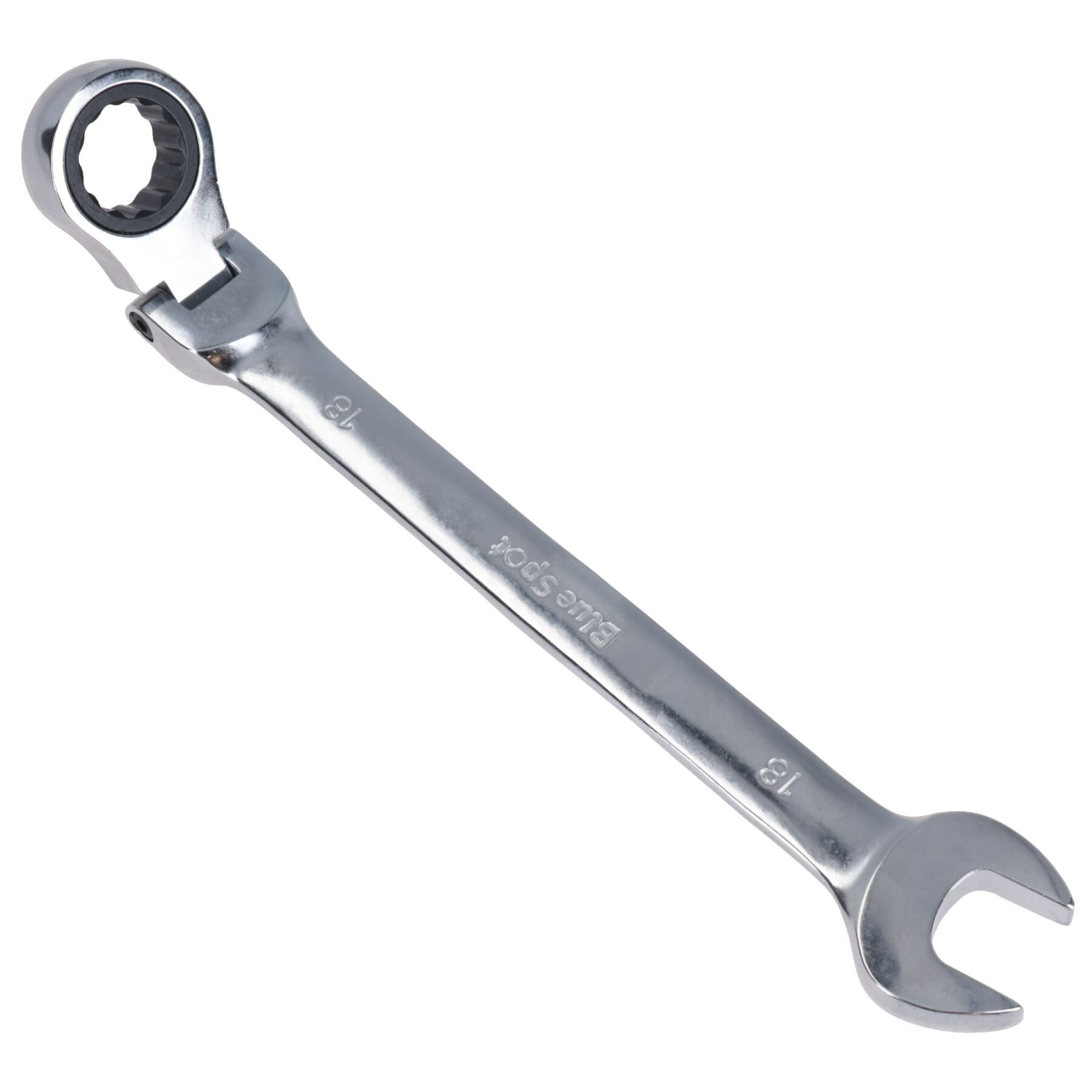 MM Metric Flexible Combination Ratchet Spanner Wrench Bi-Hex 12 Sided 72 Teeth