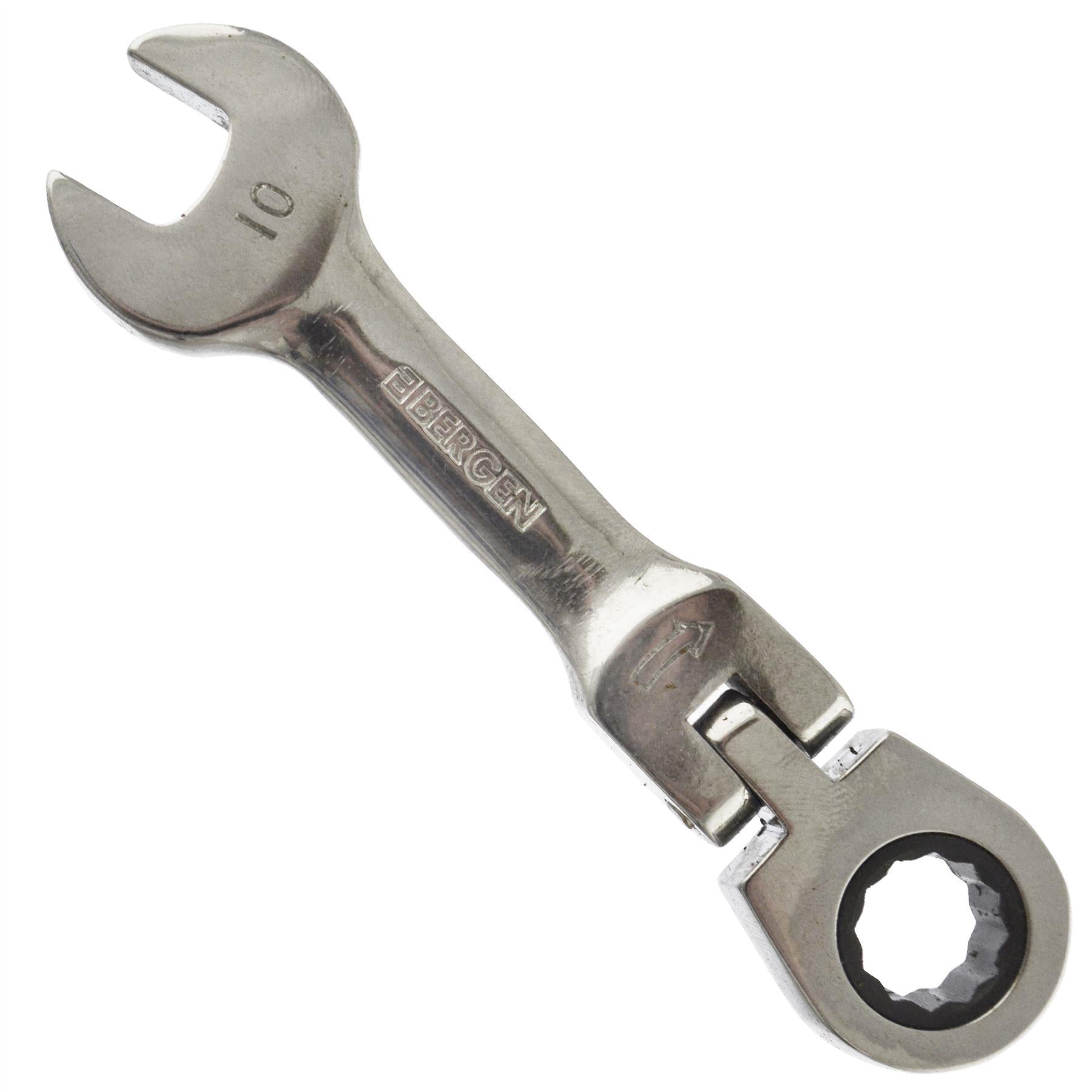 Jeu de clés mixtes à cliquet flexibles courtes métriques MM 8 mm – 19 mm