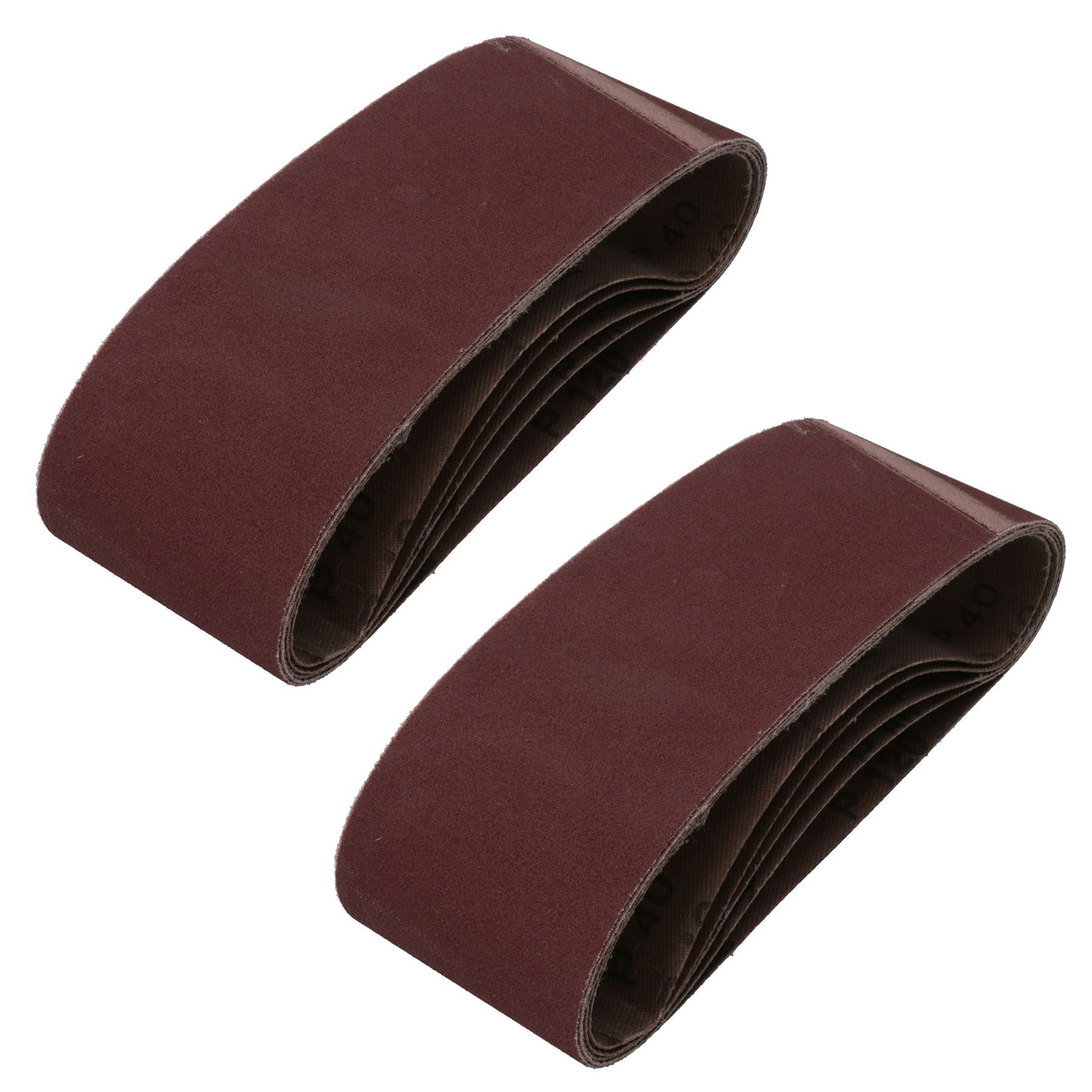 Disques abrasifs pour ponceuse à bande, grain mixte 40, 60, 80, 120, 75 mm x 457 mm