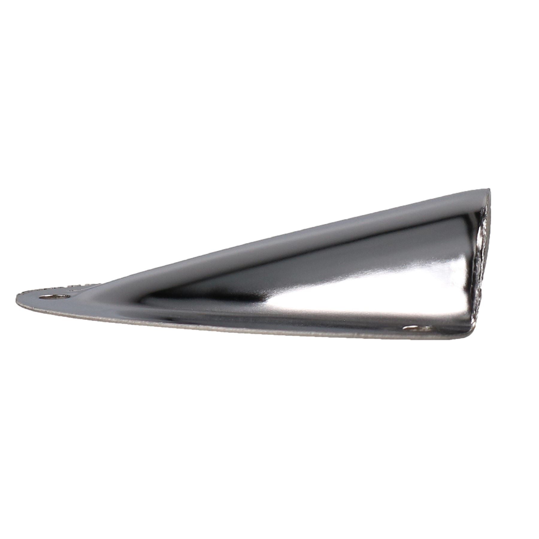 Couvercle de vidange de grille d'aération en forme de coquille en acier inoxydable marin poli 57 mm