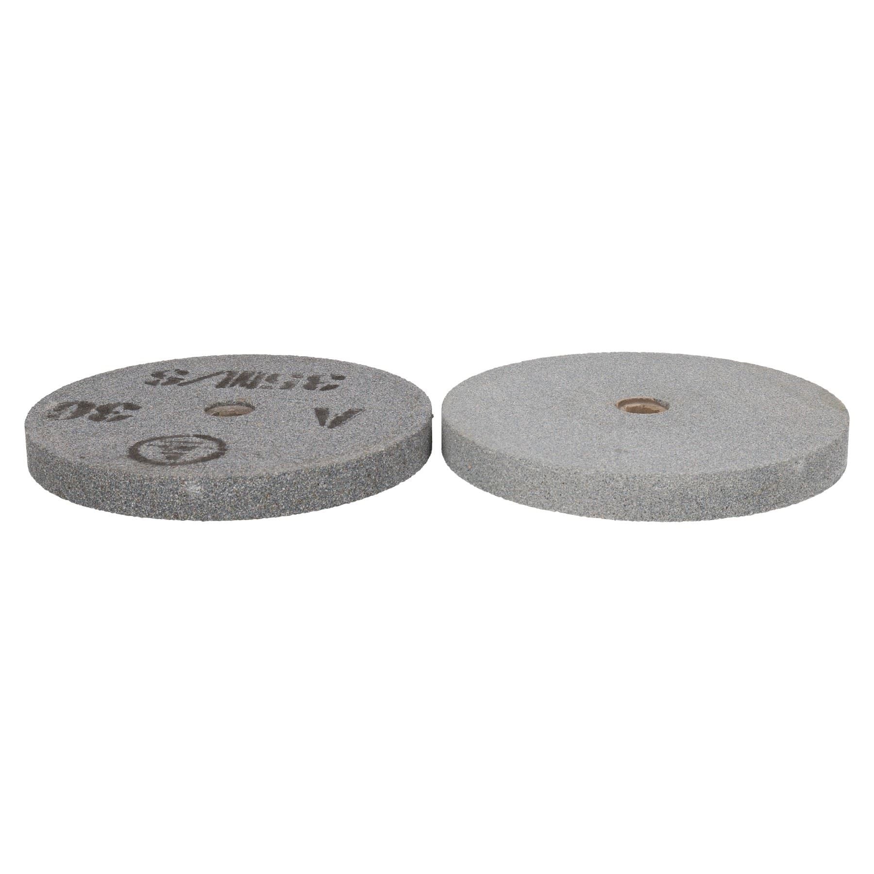 6" 150 mm Doppelschleifscheiben, Schleifscheiben, Räder, Körnung 36 (grob) und 60 (fein), 2 Stück