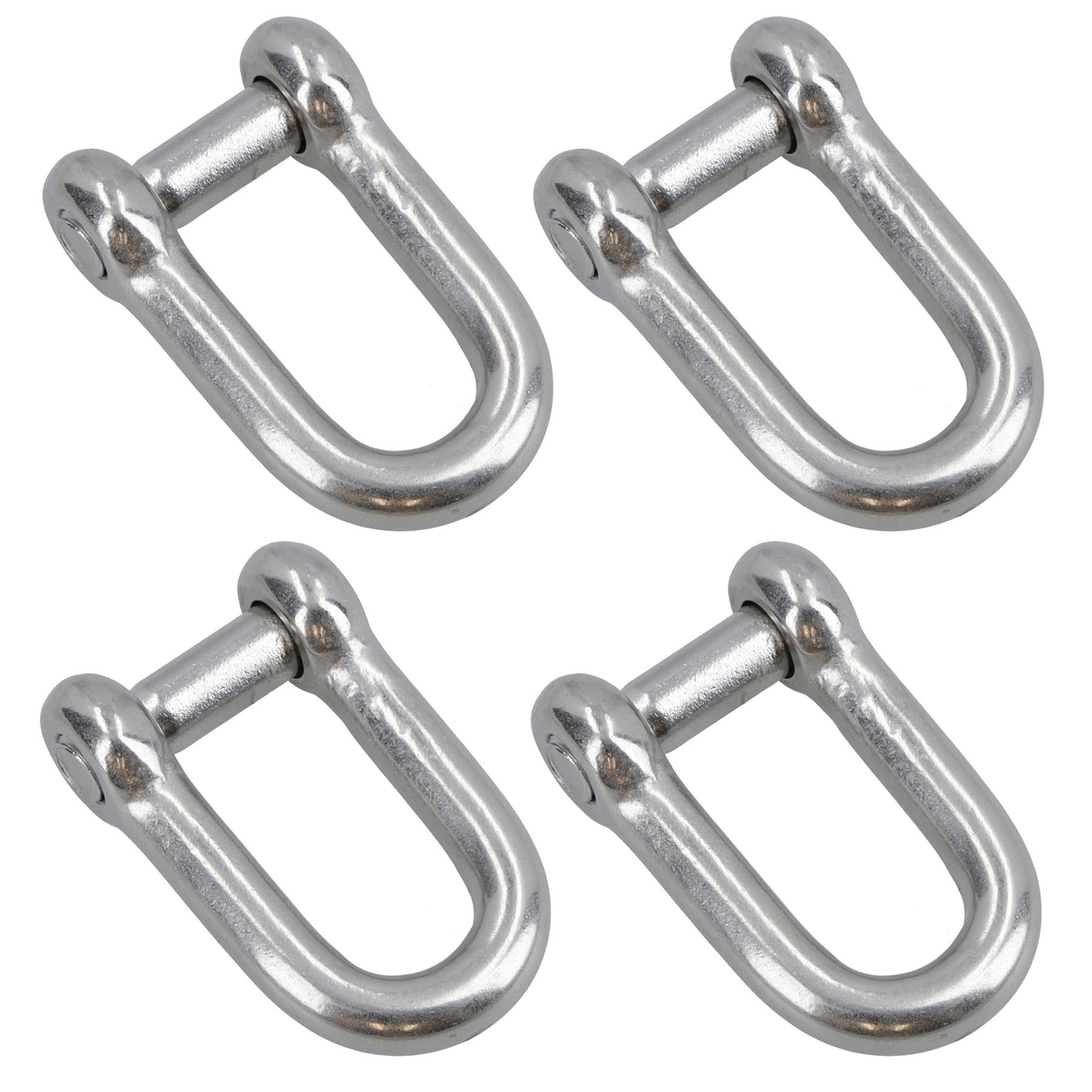 Countersunk Pin Dee Shackle 12mm Hex Socket Rigging Link Stainless Steel 316