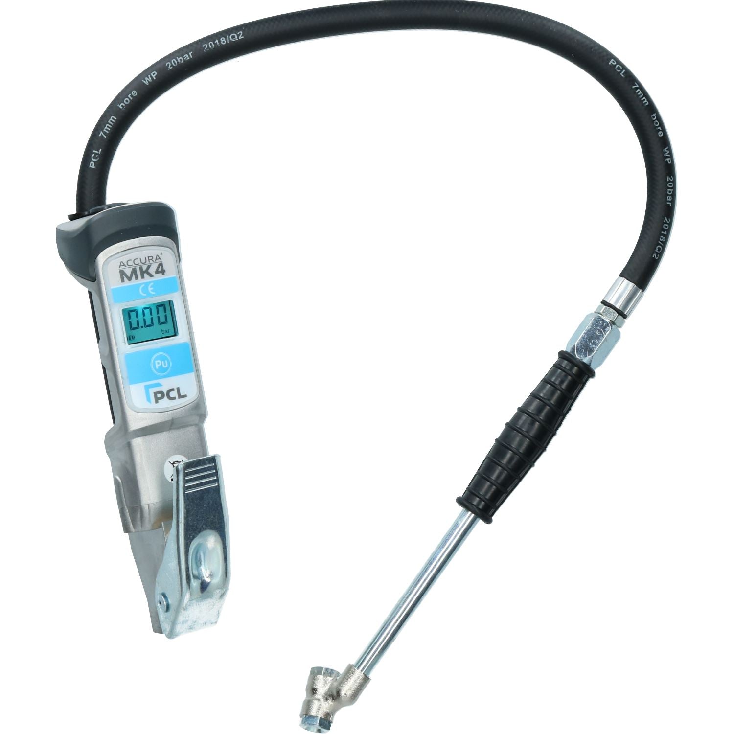 PCL Digital Air Reifenfüller 4 – 250 PSI Schlauch 0,53 m DAC403 Accura MK4 Twin End