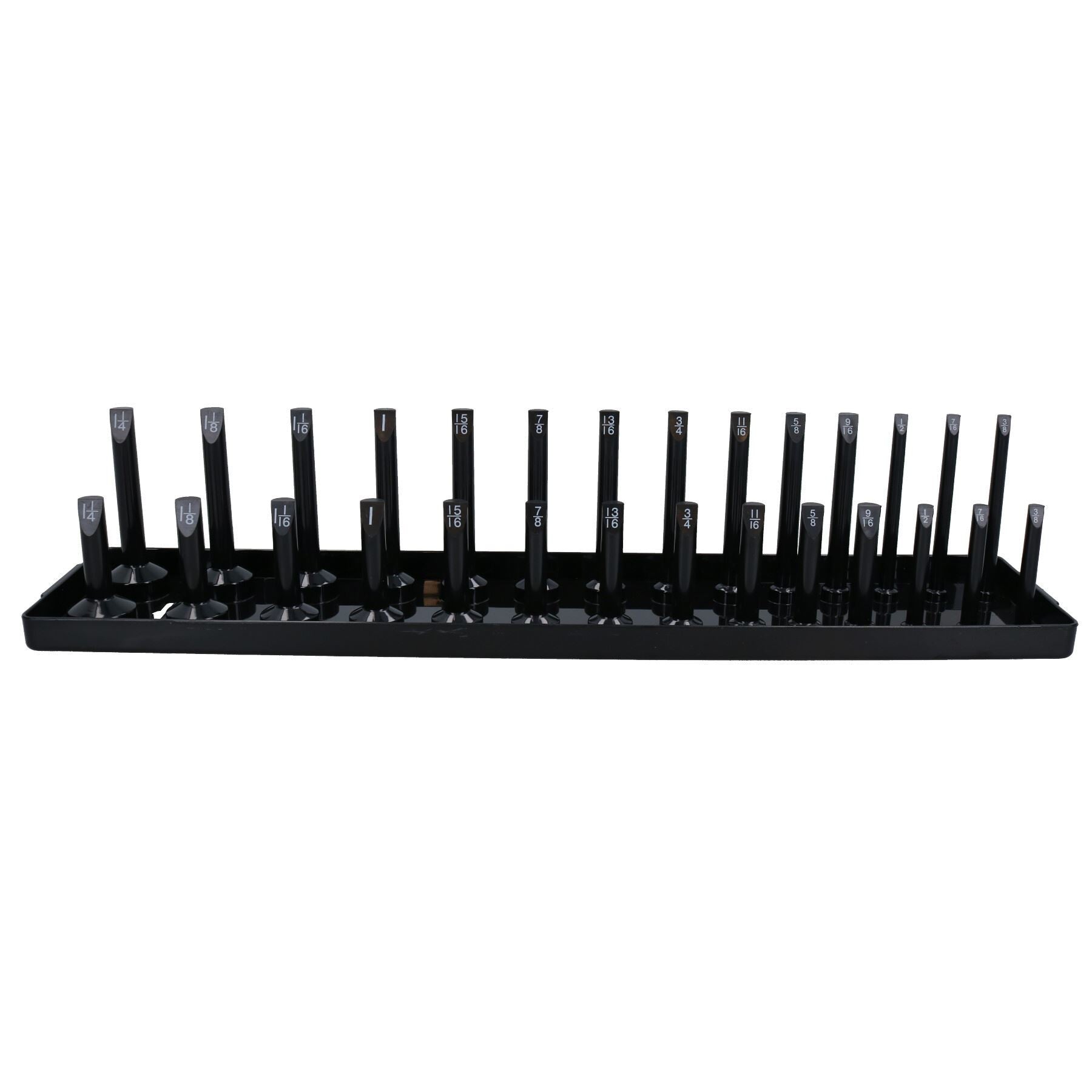 Support de plateau à douilles métriques et impériales pour douilles peu profondes et profondes 1/4" 3/8" 1/2"