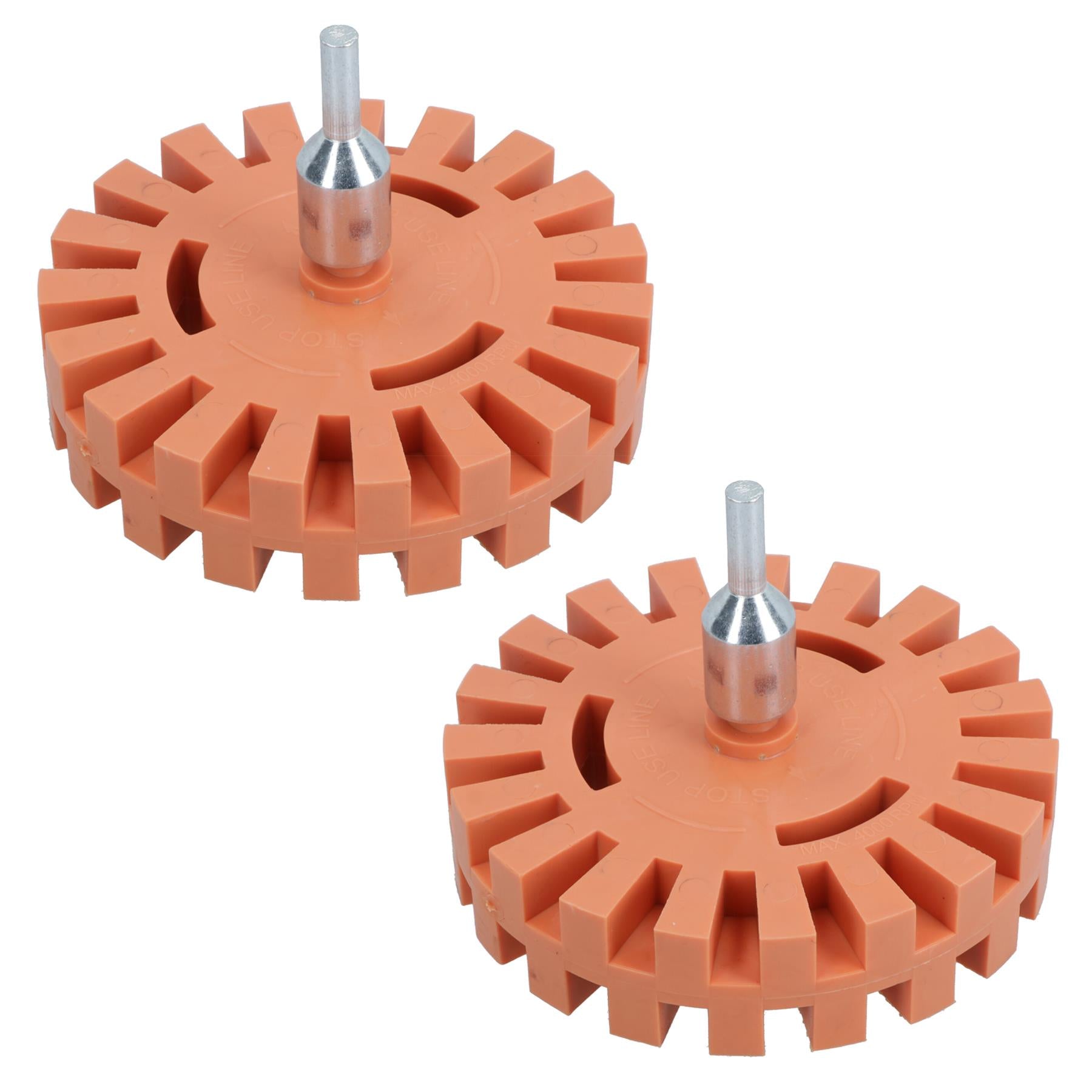 4 Inch Rubber Pinstripe Decal Eraser Wheel Adhesive Sticker Remover