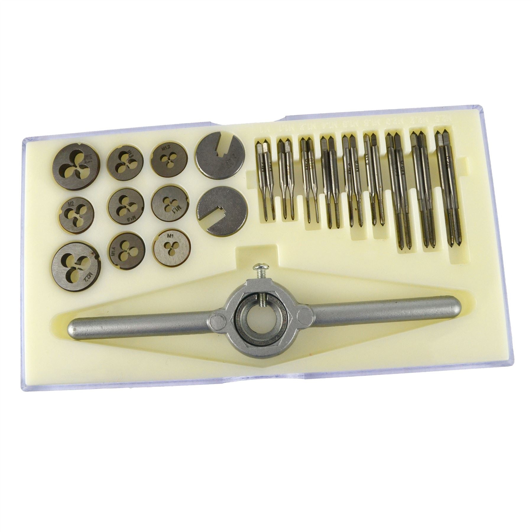 Metric Tap And Die Set M1 - M2.5 31pcs Rethreading Tool Model Making AT293