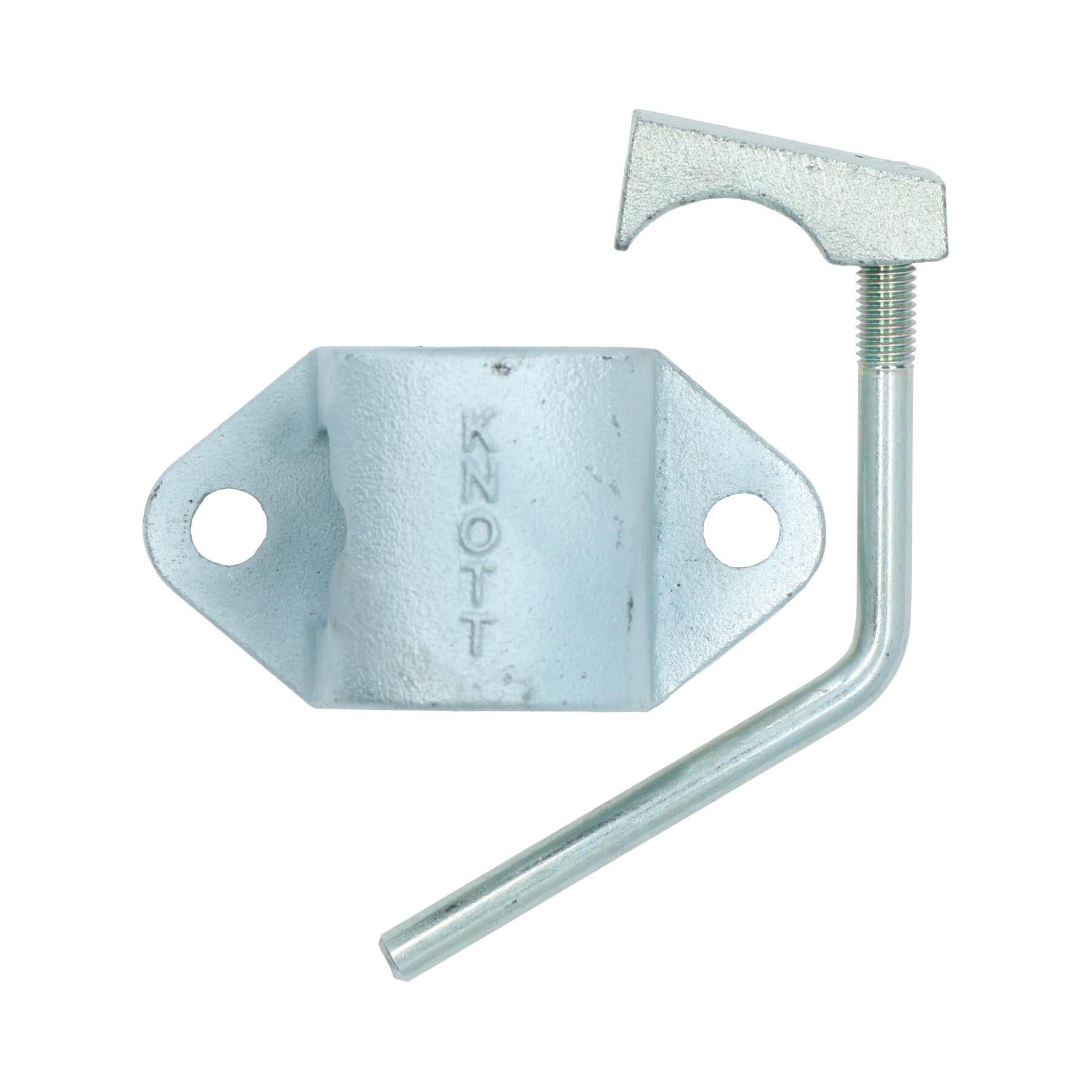 Original Knott 42 mm Guss-Stützrad/Stützständerklemme, extra robust