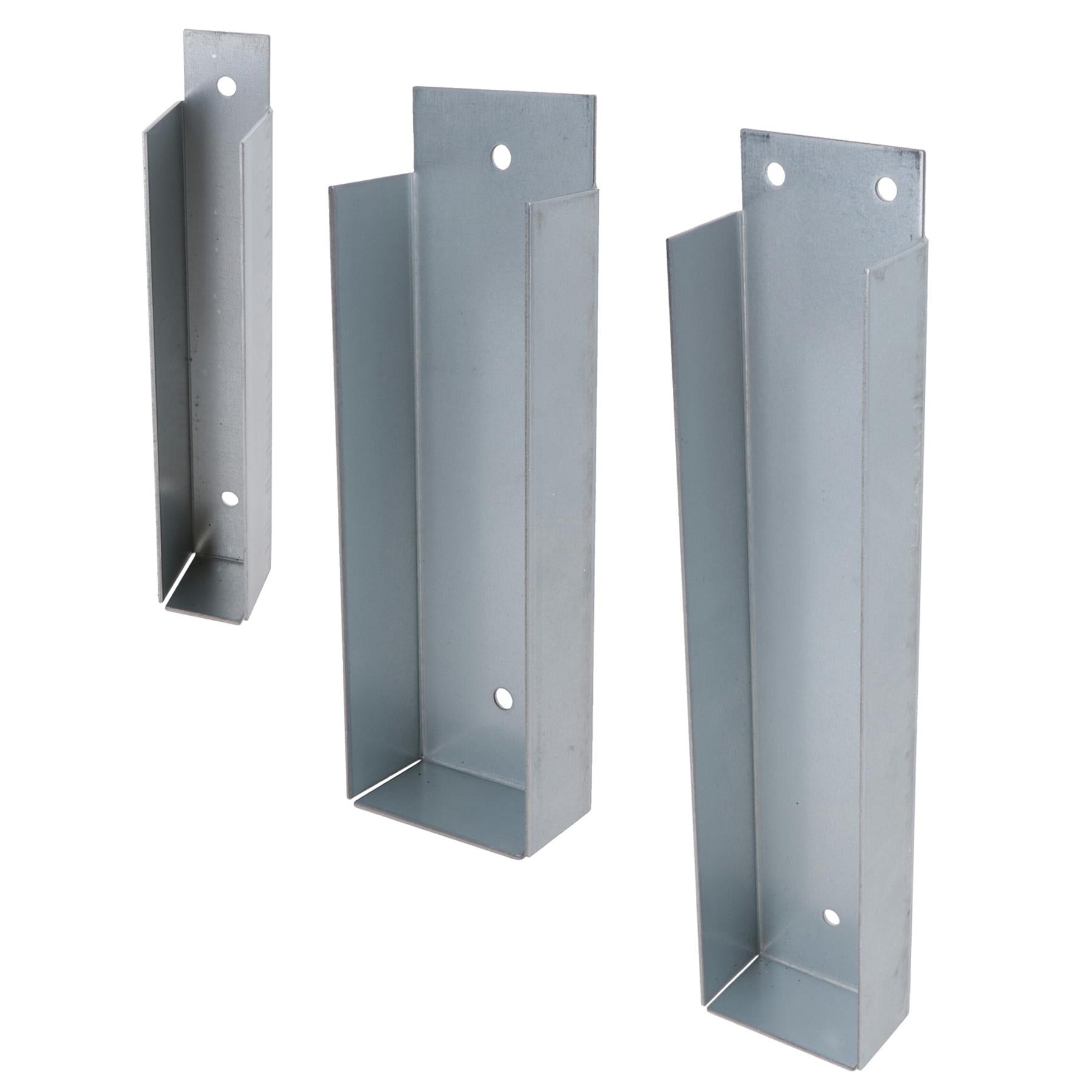 Gravel Board Clip Fence Panel Holder Mounting Bracket 25/50mm x 150/225mm