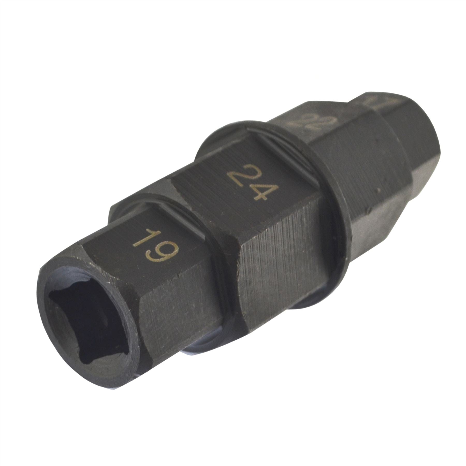 Adaptateur d'axe de roue avant de moto/vélo Clé hexagonale 17, 19, 22 et 24 mm
